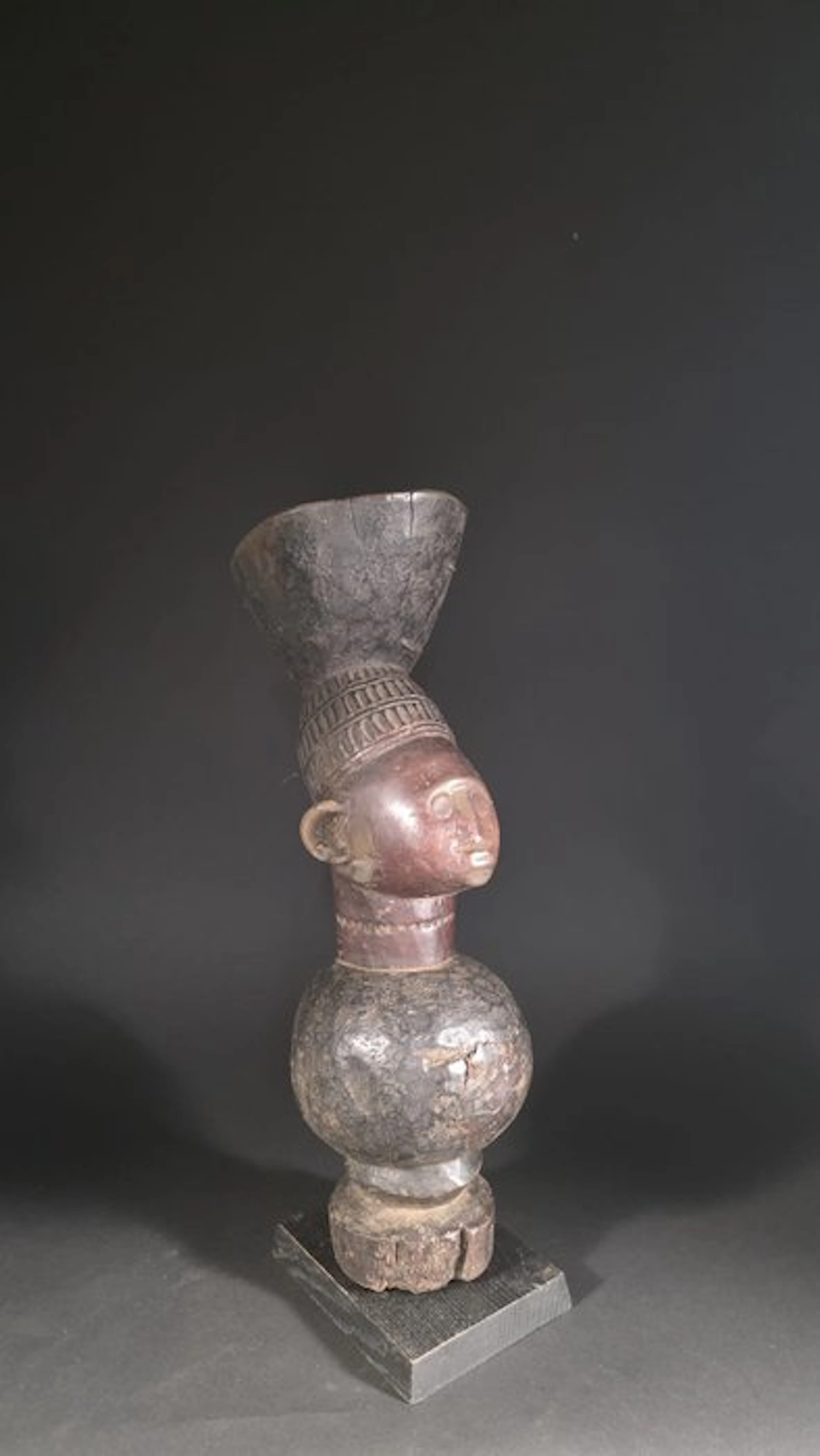 Wooden figurine - Mangbetu - DR Congo (No reserve price)