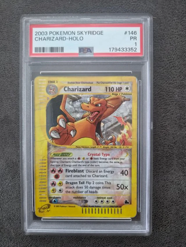 Pokémon - 1 Graded card - Charizard #146 Foil - PSA 1 - WOTC - Skyridge