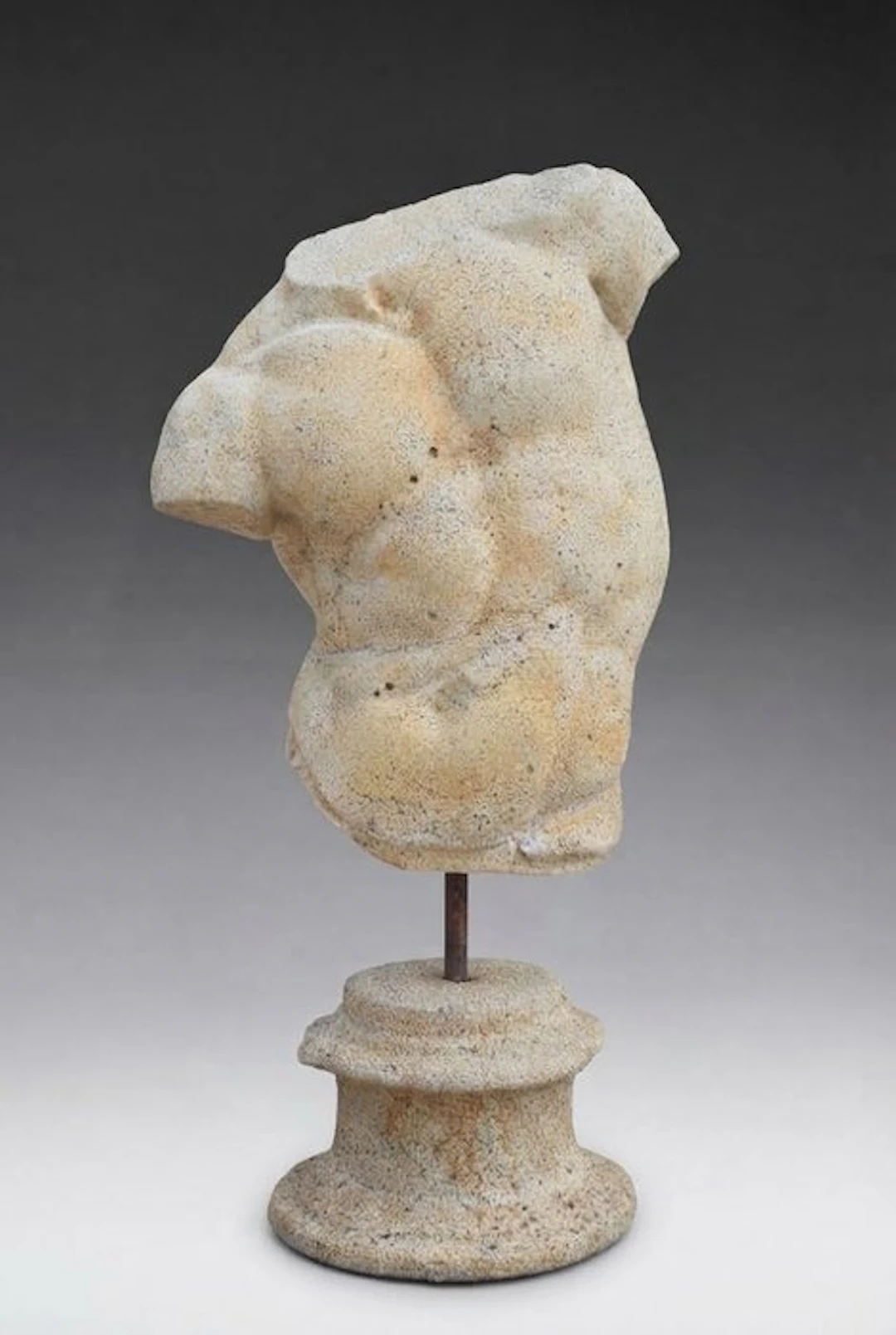 Sculpture, Torso Gaddi - 46 cm - Sandstone