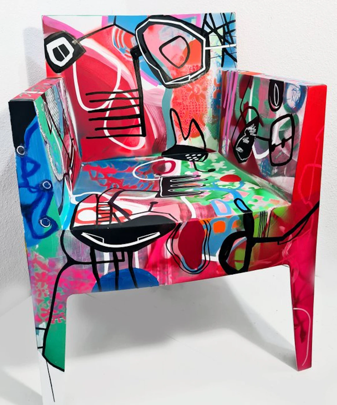 Driade - Philippe Starck - Armchair - Art object by Jack Soro - mixed media