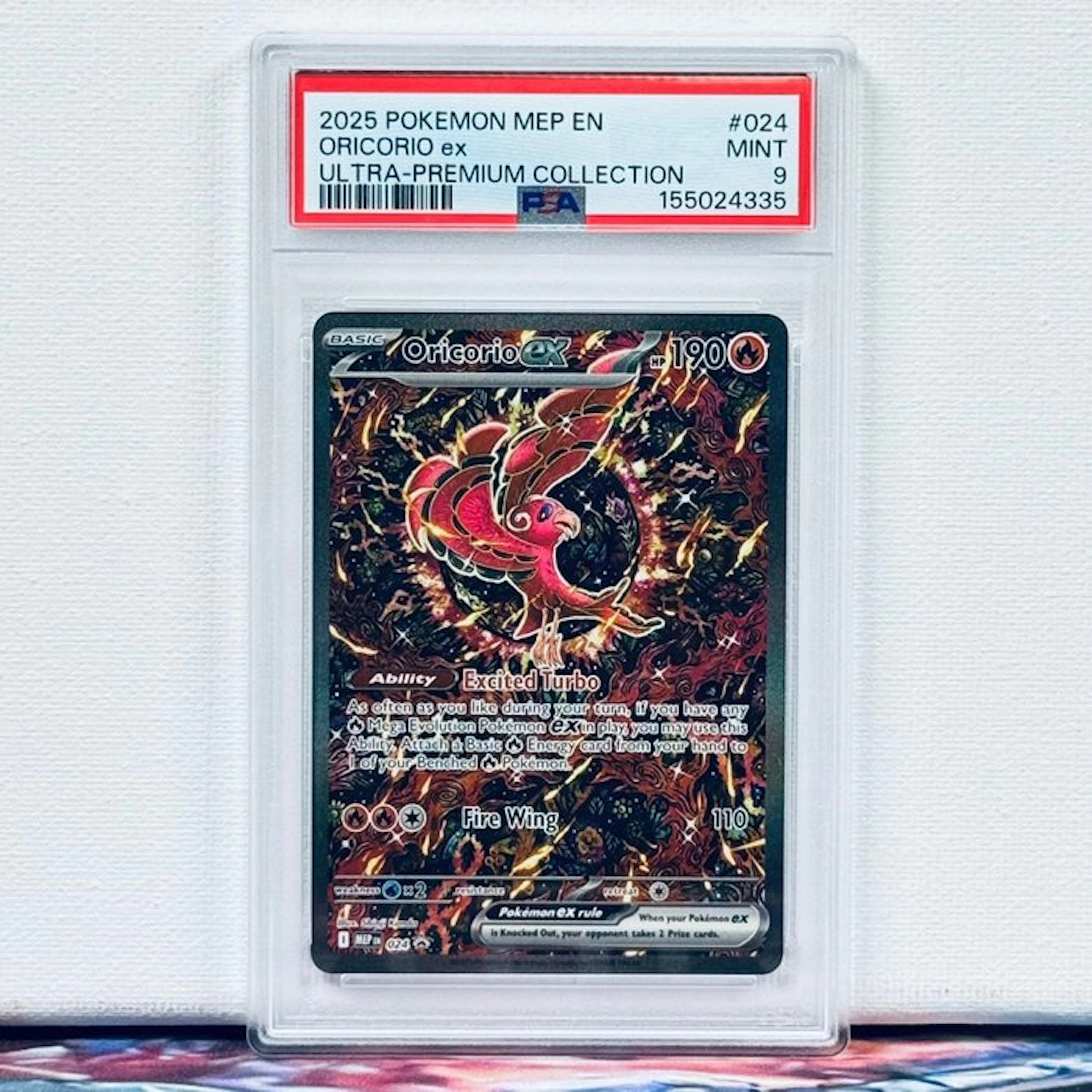 Pokémon Graded card - Oricorio ex #024 2025 Pokemon MEP...