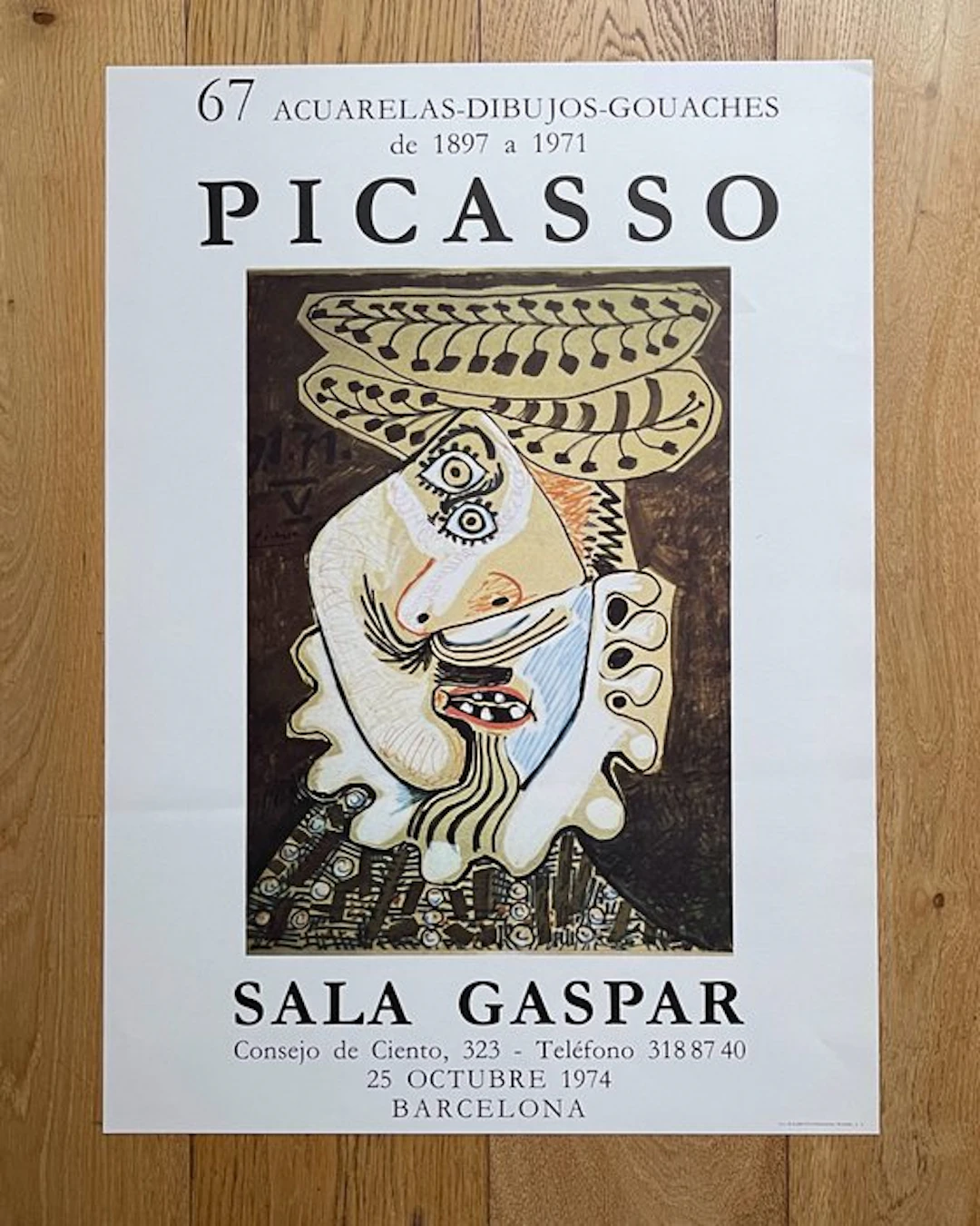 Pablo Picasso - Pablo Picasso – Sala Gaspar, Barcelona – 1974 - 1970s