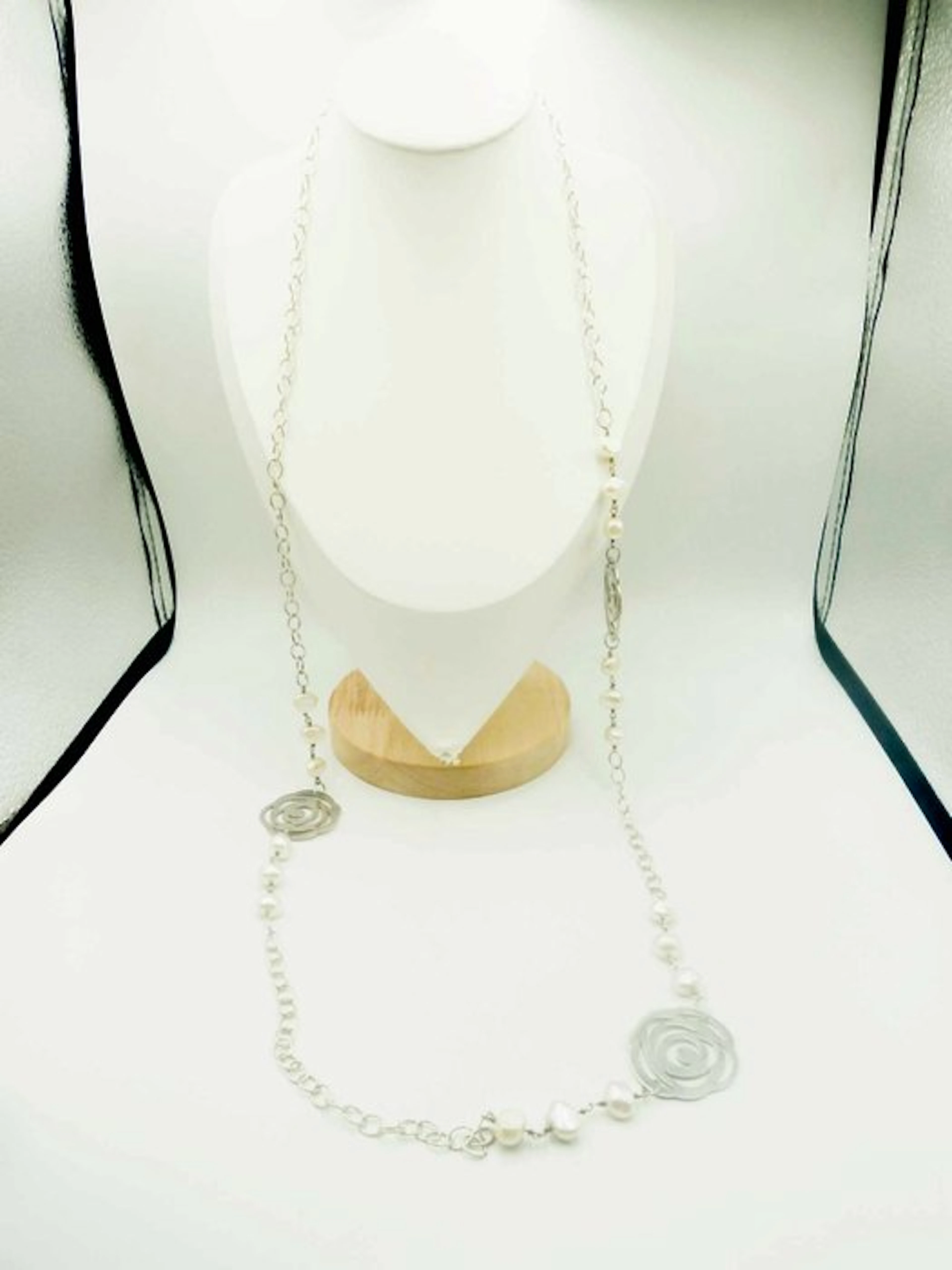No reserve price - Tous - Necklace - Rosa d`Abril Silver Pearl