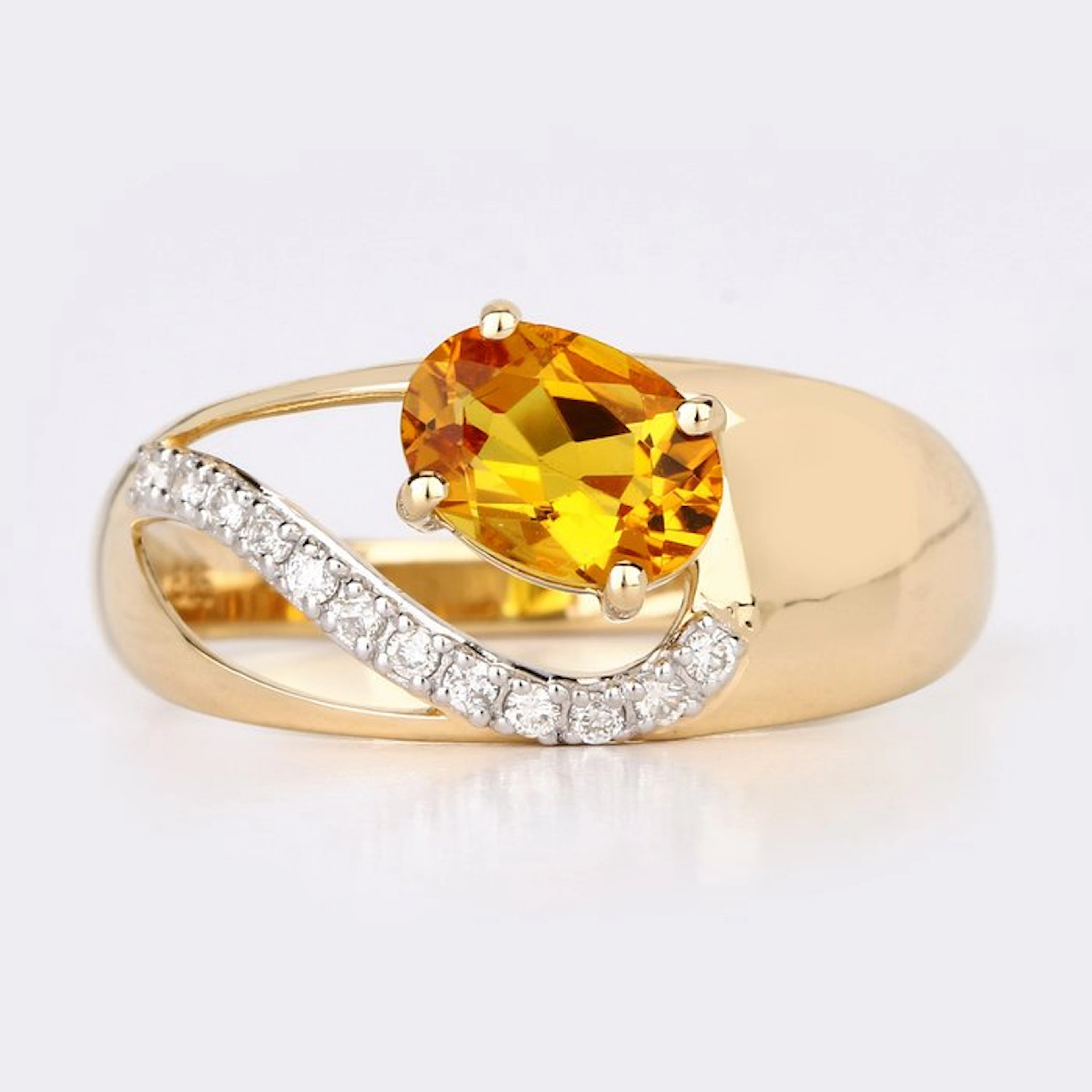 No reserve price - Ring - 14 kt