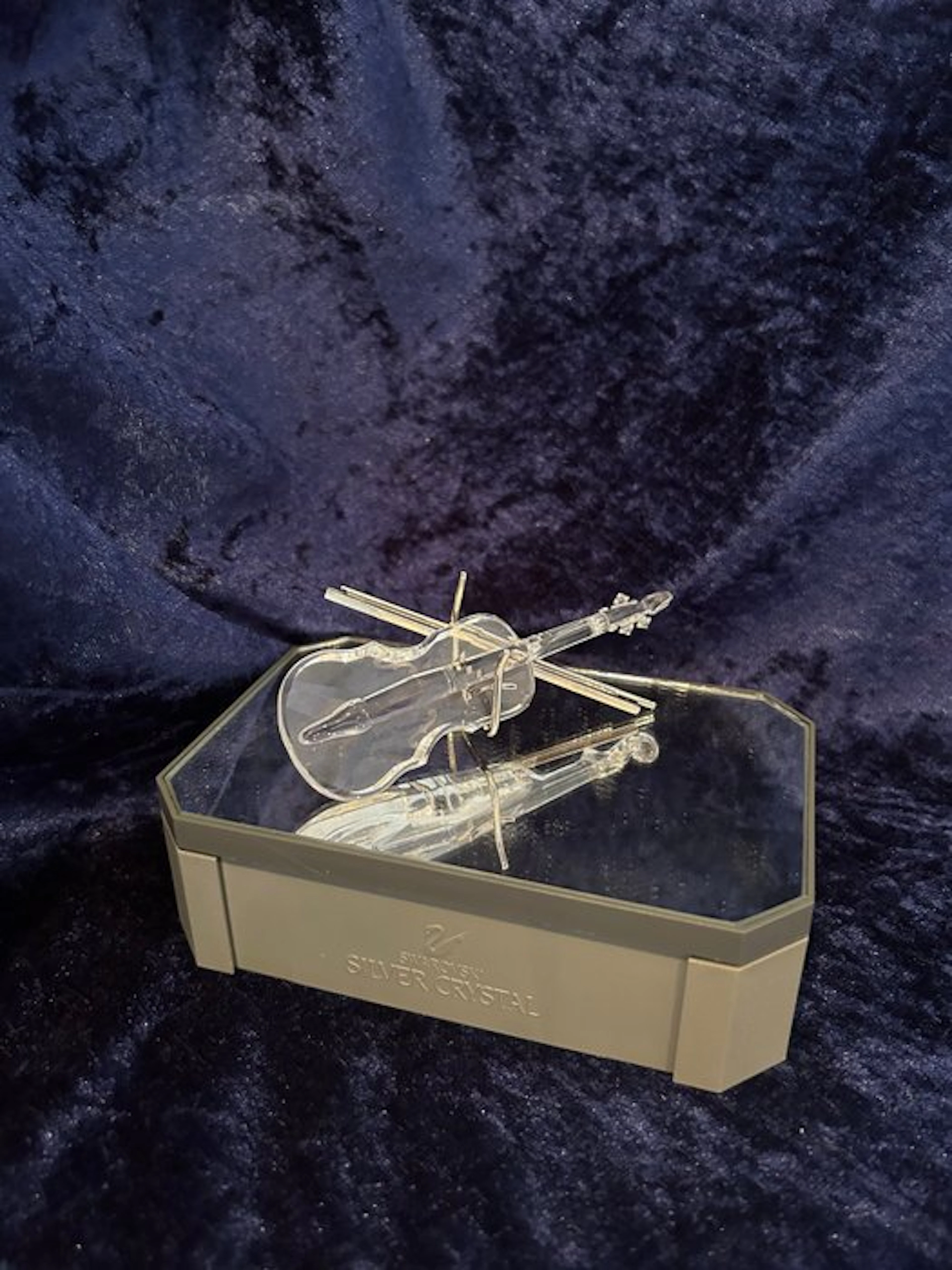 Swarovski - Figurine - Violin - 203056 - Box + Certificate - Crystal