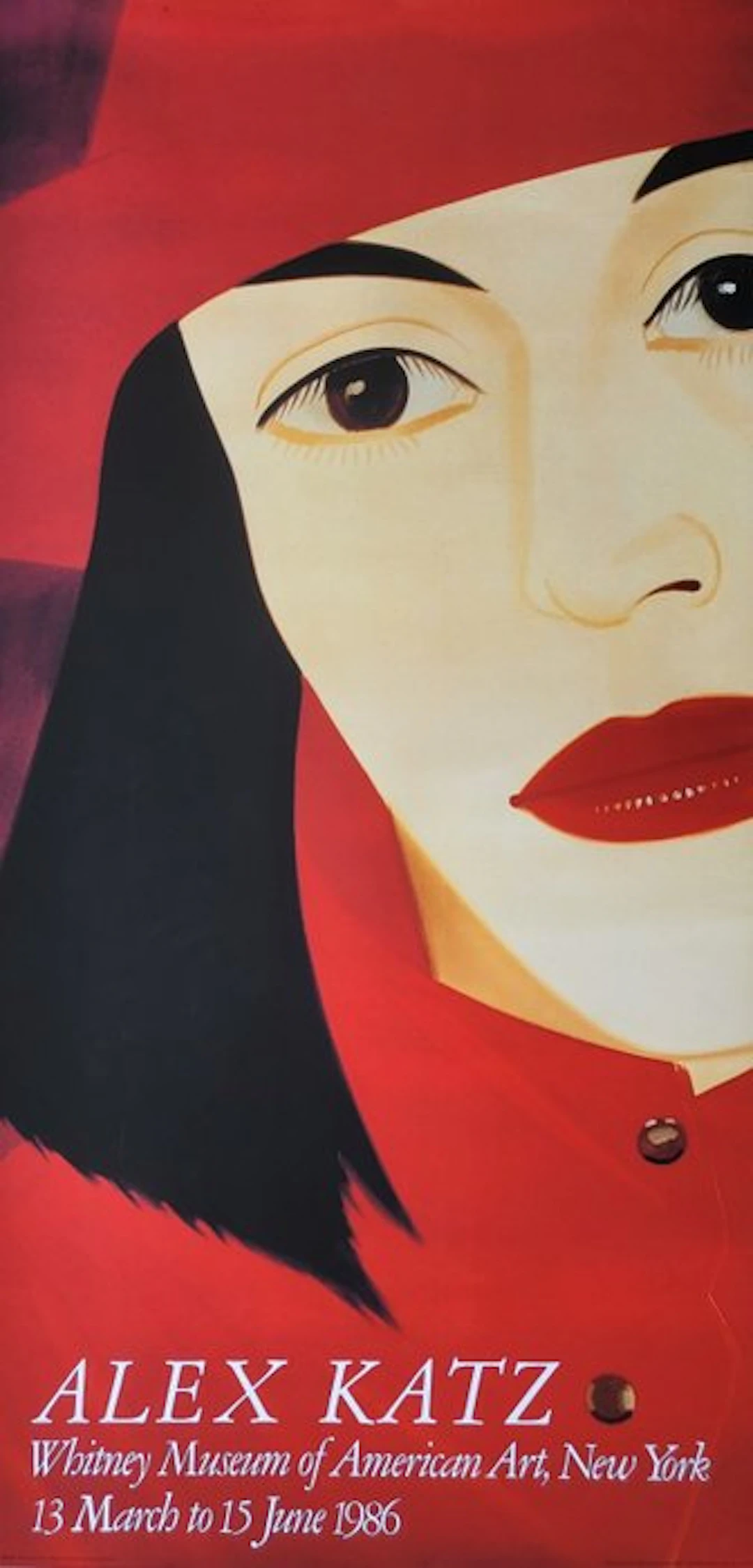 Alex Katz - Whitney Museum of American Art - Red Coat - 1980s