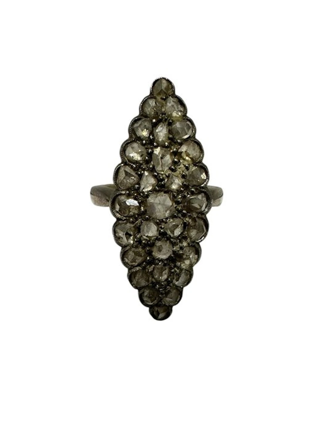 Ring - 12 kt. Rose gold Diamond (Natural) - Diamond
