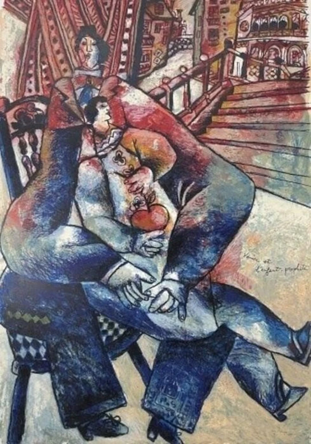 Théo Tobiasse (1927-2012) - Venice and the Prophet Child