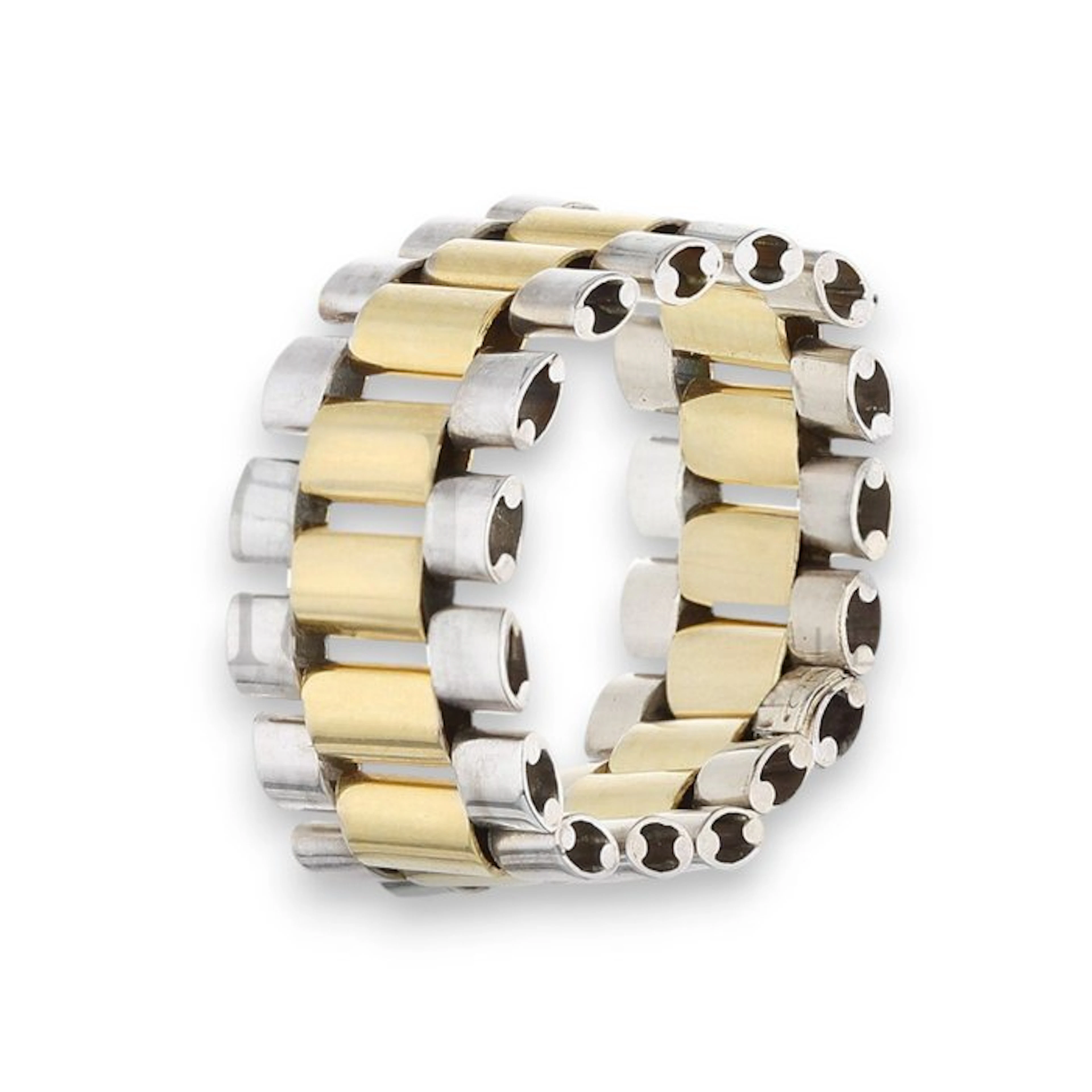 Ring - 18 kt. Yellow gold, White gold - Ring 18k, 6.7 g