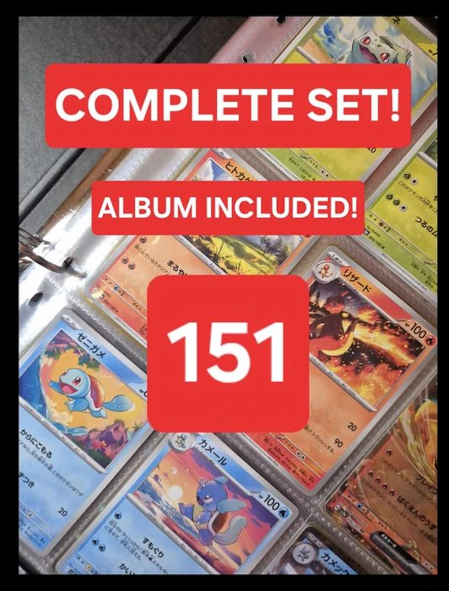 Pokémon Complete set - Scarlet & Violet - Scarlet & Violet 151