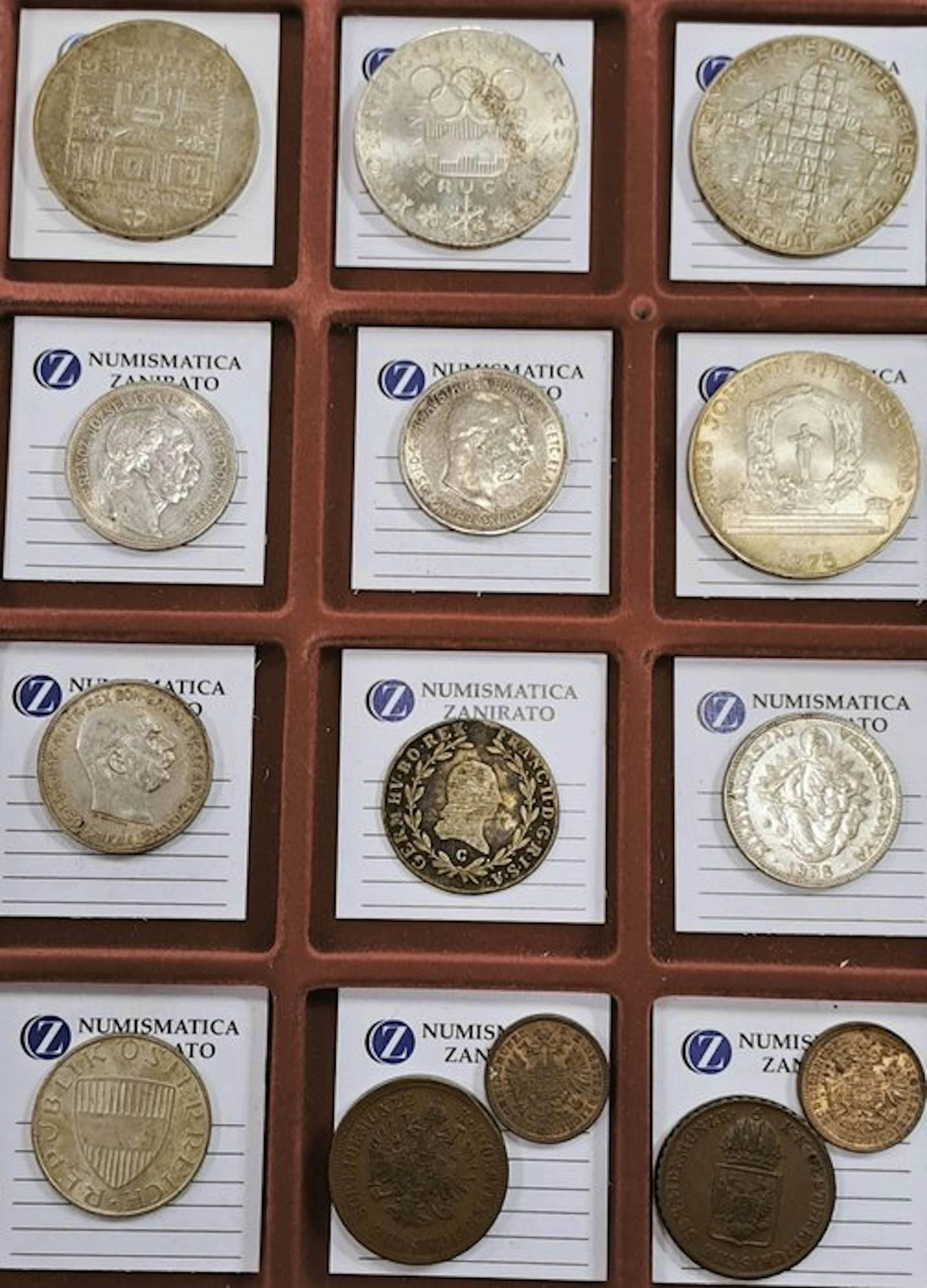 Austria, Hungary. Lot of 16 coins, incl. silver, various denominations