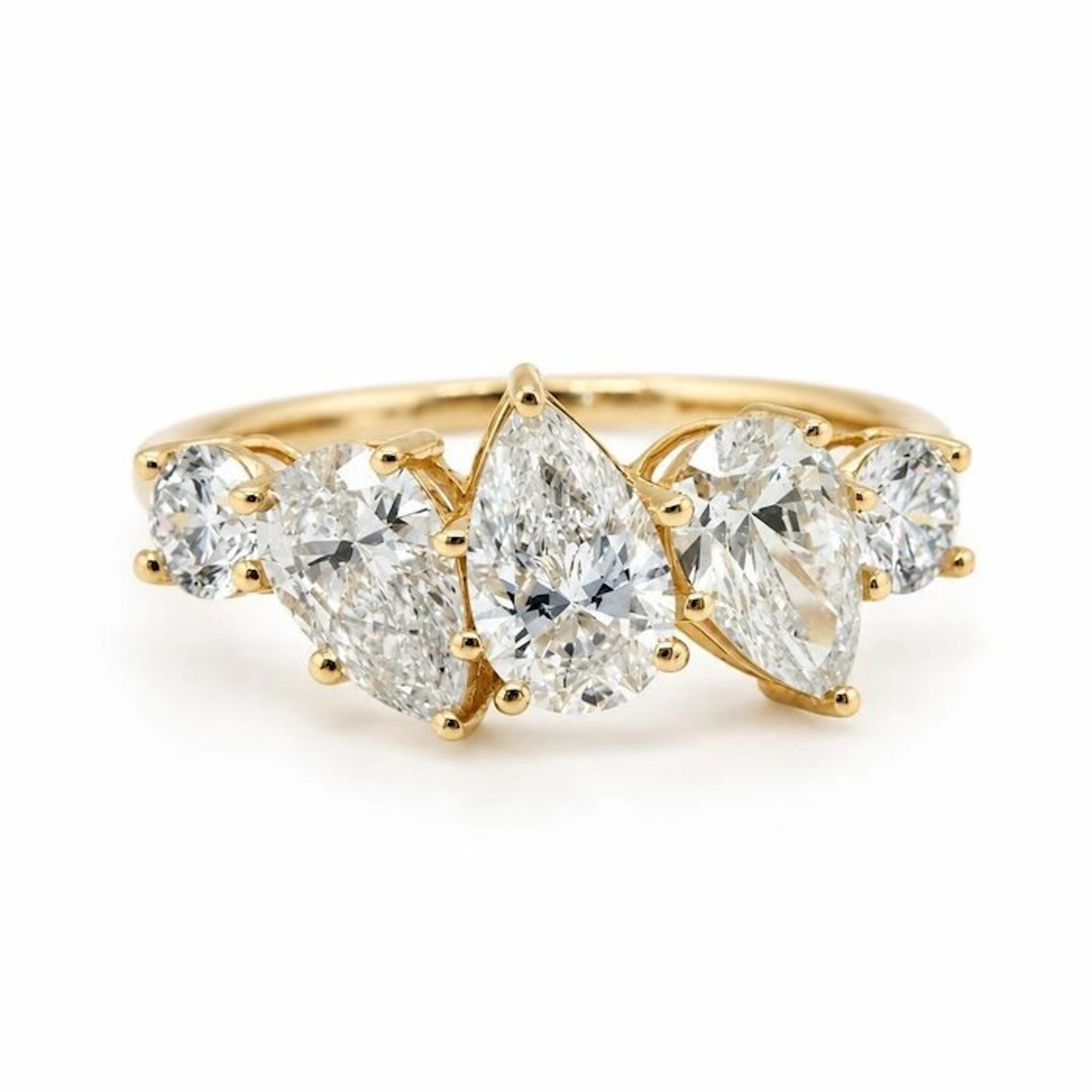 No reserve price - Ring - 14 kt