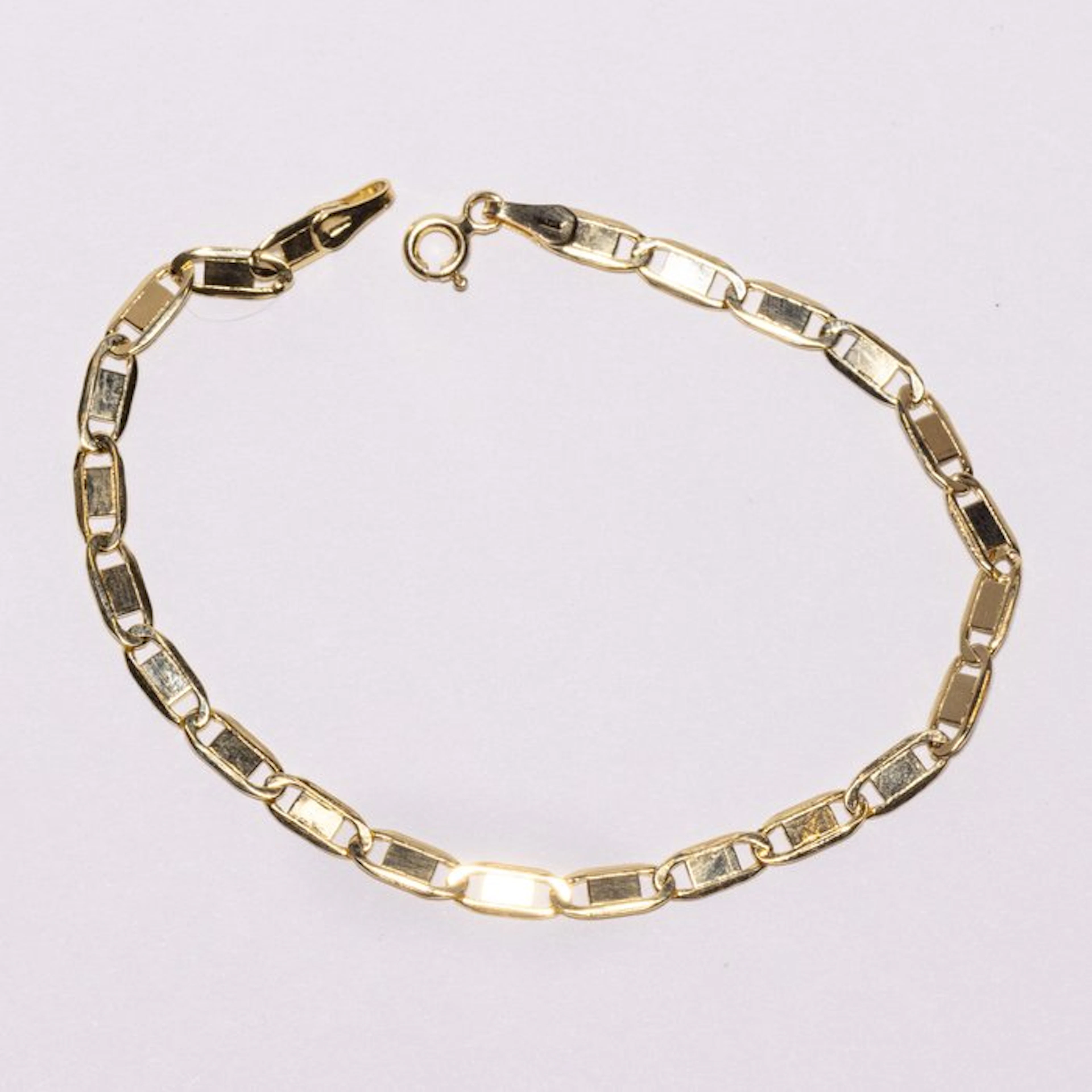 No reserve price - Bracelet - 18 kt. Yellow gold - 18.5 cm - Made In Italy
