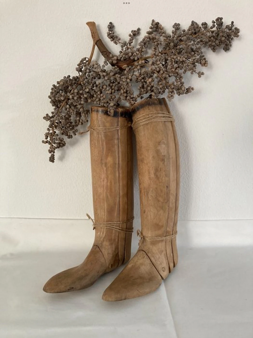 Laarzenspanner/ Leest - Antiek - Hout - Boots - Size: EU 42