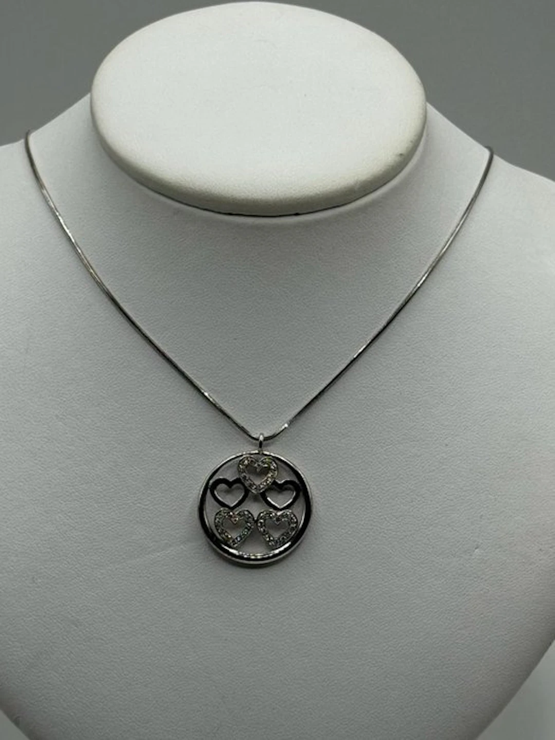 Recarlo - Necklace with pendant - 18 kt. White gold