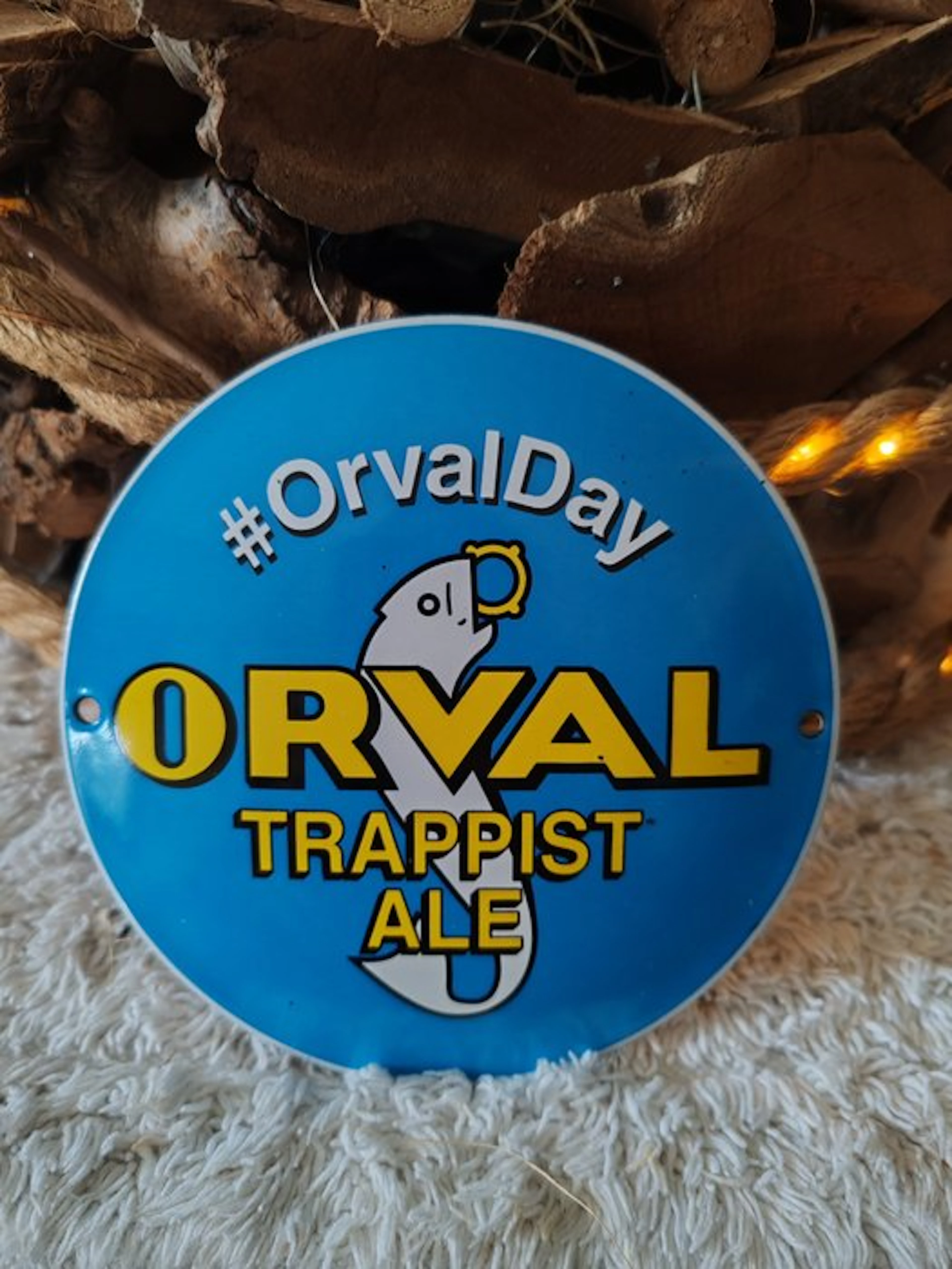 ORVAL Trappist beer - Enamel sign - Enamel