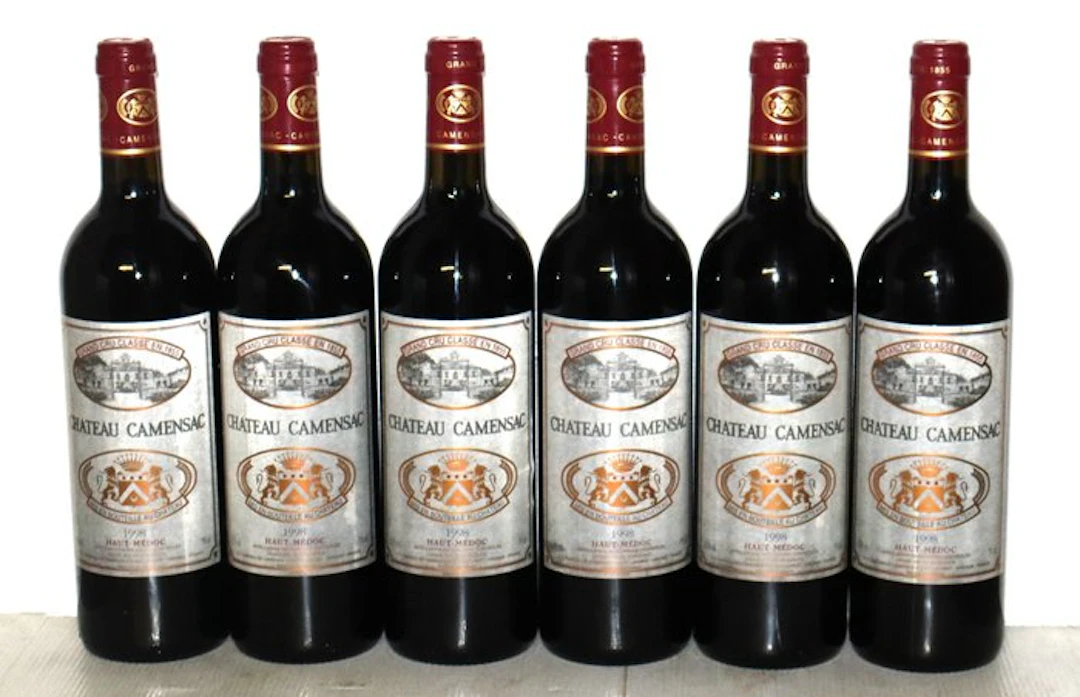 1998 Château Camensac - Haut-Médoc 5ème Grand Cru Classé - 6 Bottles (0.75L)