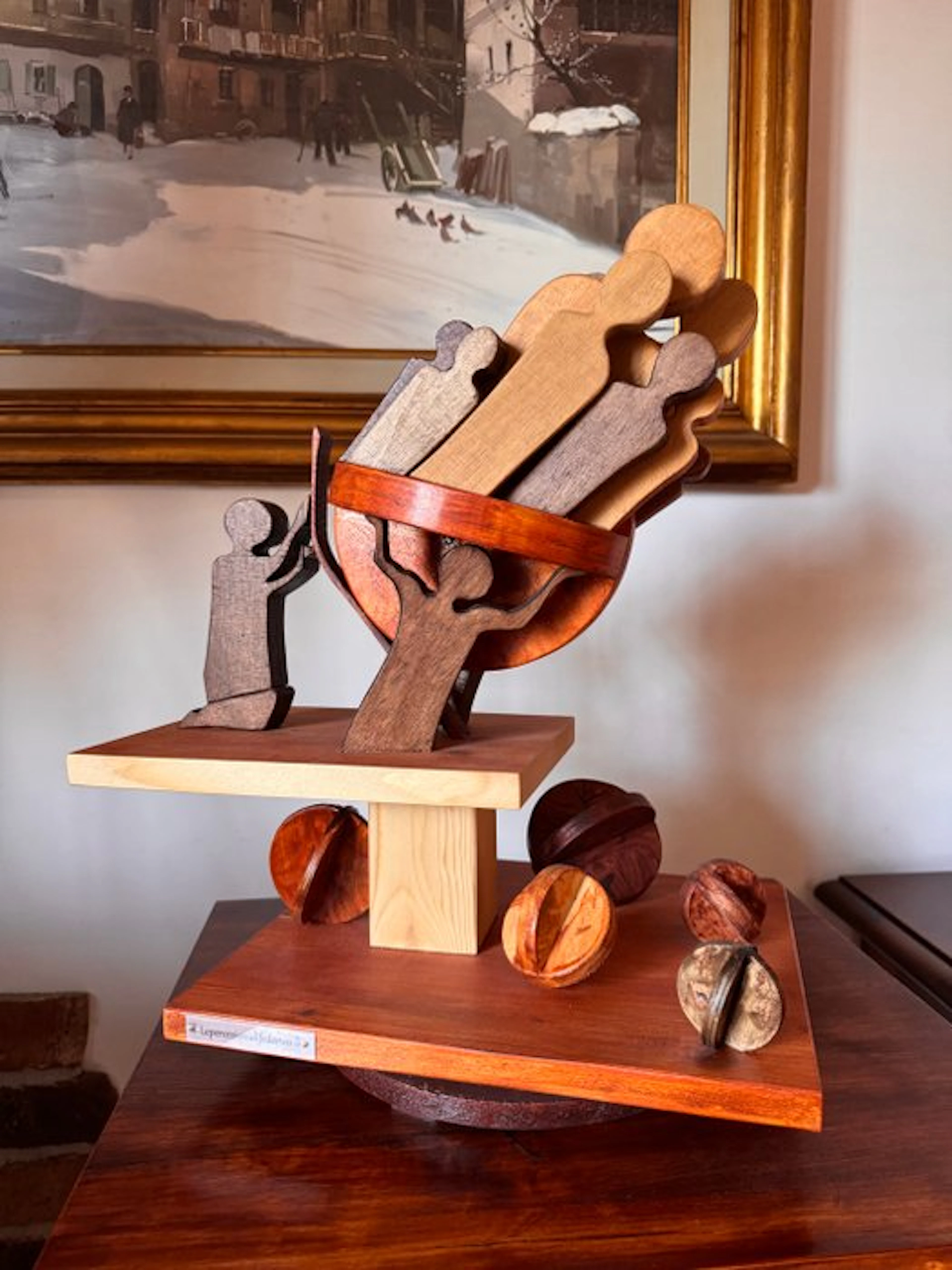 Sculpture, Curiositas - 45 cm - Wood