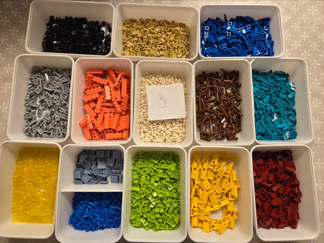LEGO Pieces - Partij lego onderdelen in soorten en kleuren Nieuw