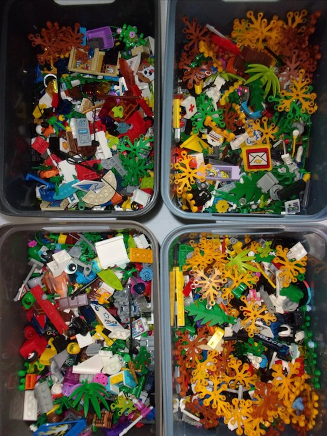LEGO - Assorti - 1,6 kg (netto) Lego - plant onderdelen...