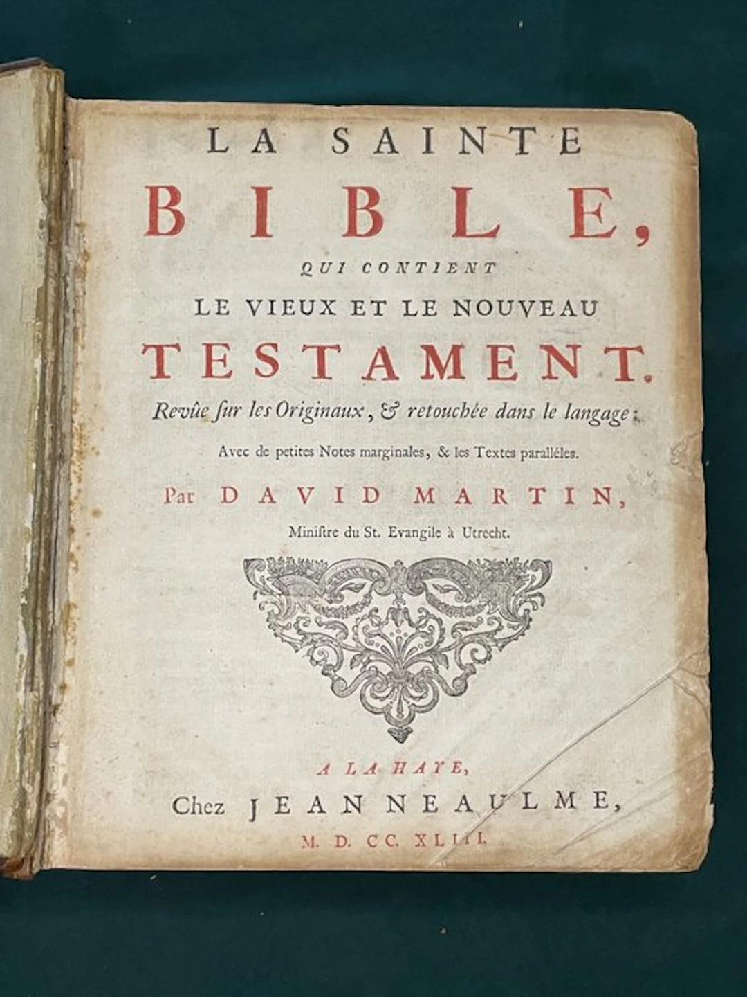 La Sainte Bible