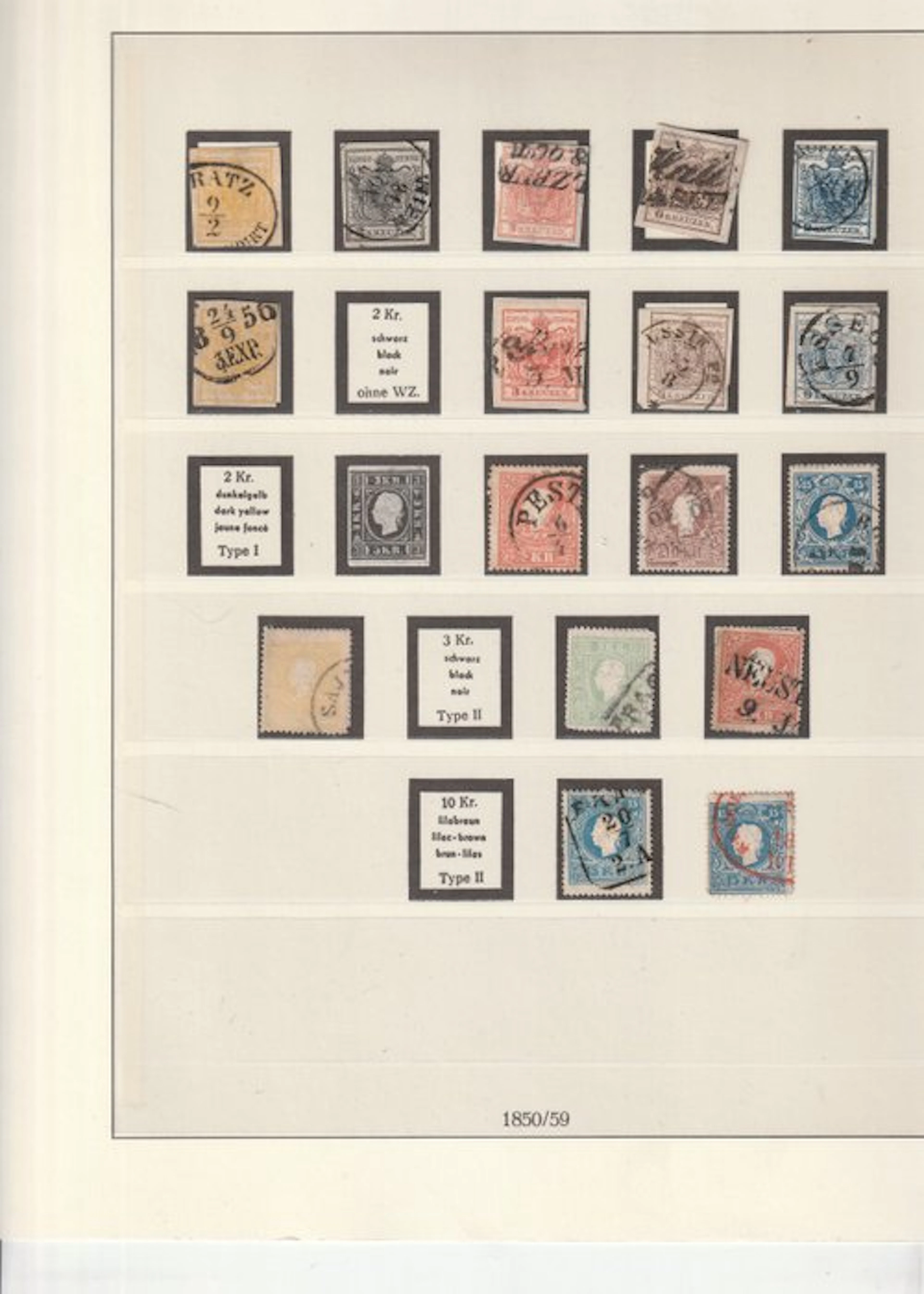 Austria 1850/1937 - Very good remaining collection of Austria