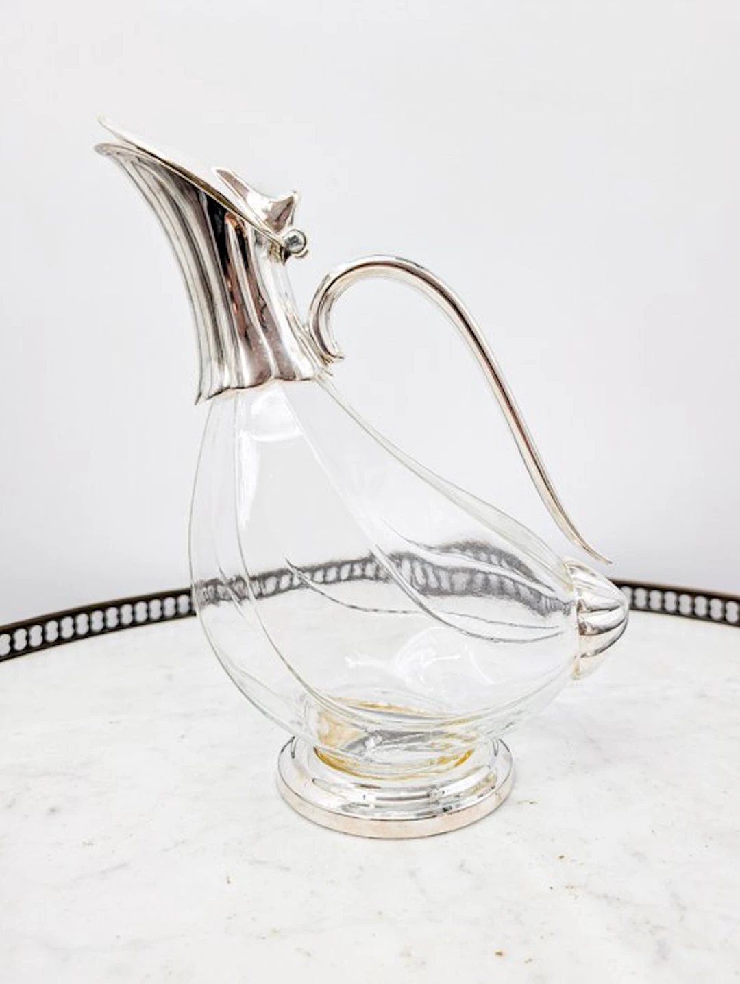 Carafe - Élégante Carafe à décanter en forme de canard - Crystal