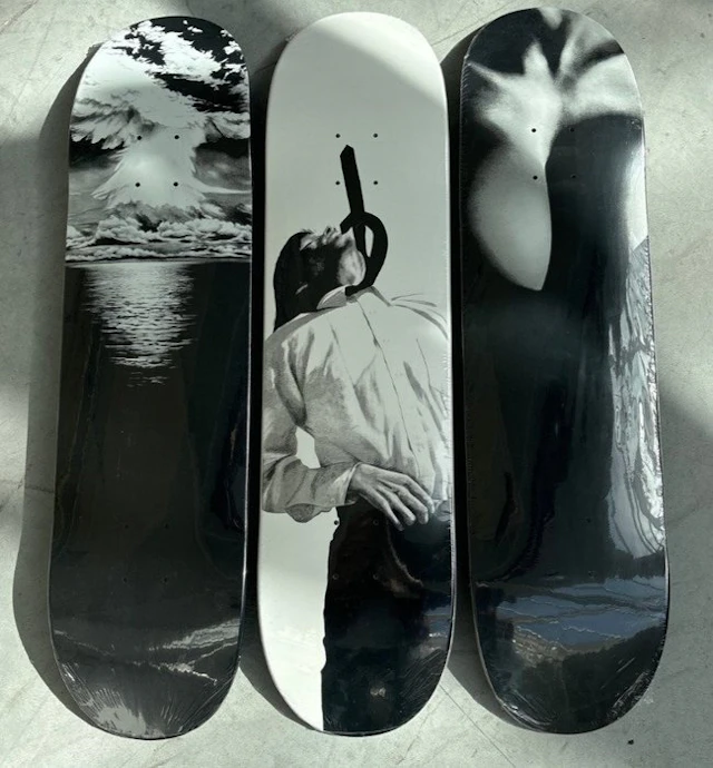 Robert Longo (1953) - Set of Three Supreme Skateboards