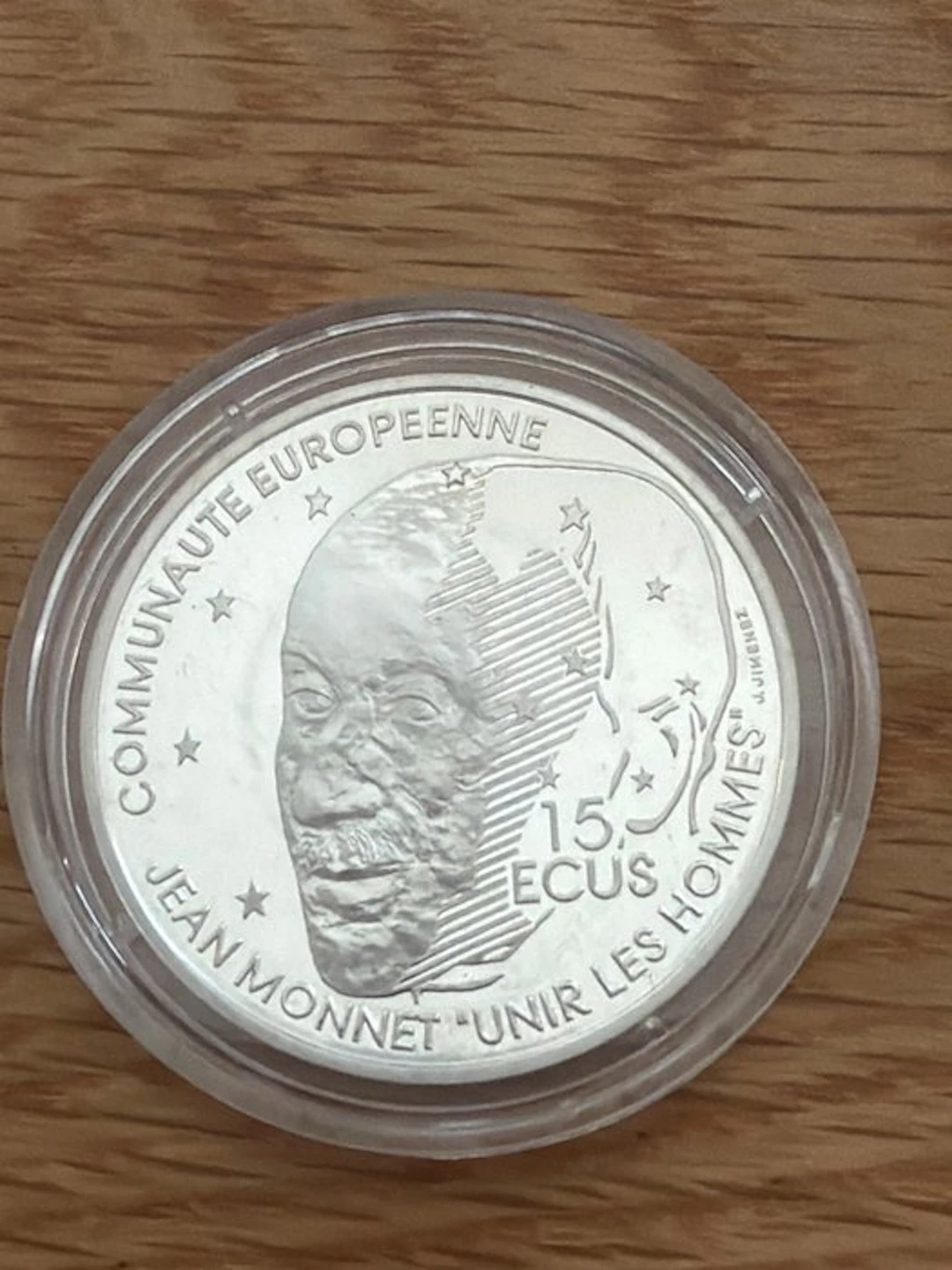 France. 100 Francs 1992 Jean Monnet - 22,2g (.900) Silber (No reserve price)