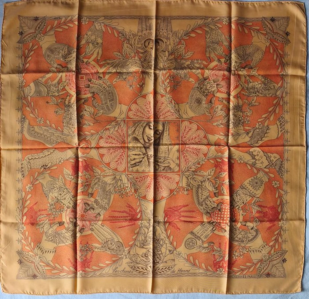 Hermès - LES CHANTS DU HENNÉ by Laurence Bourtoumieux (Toutsy)