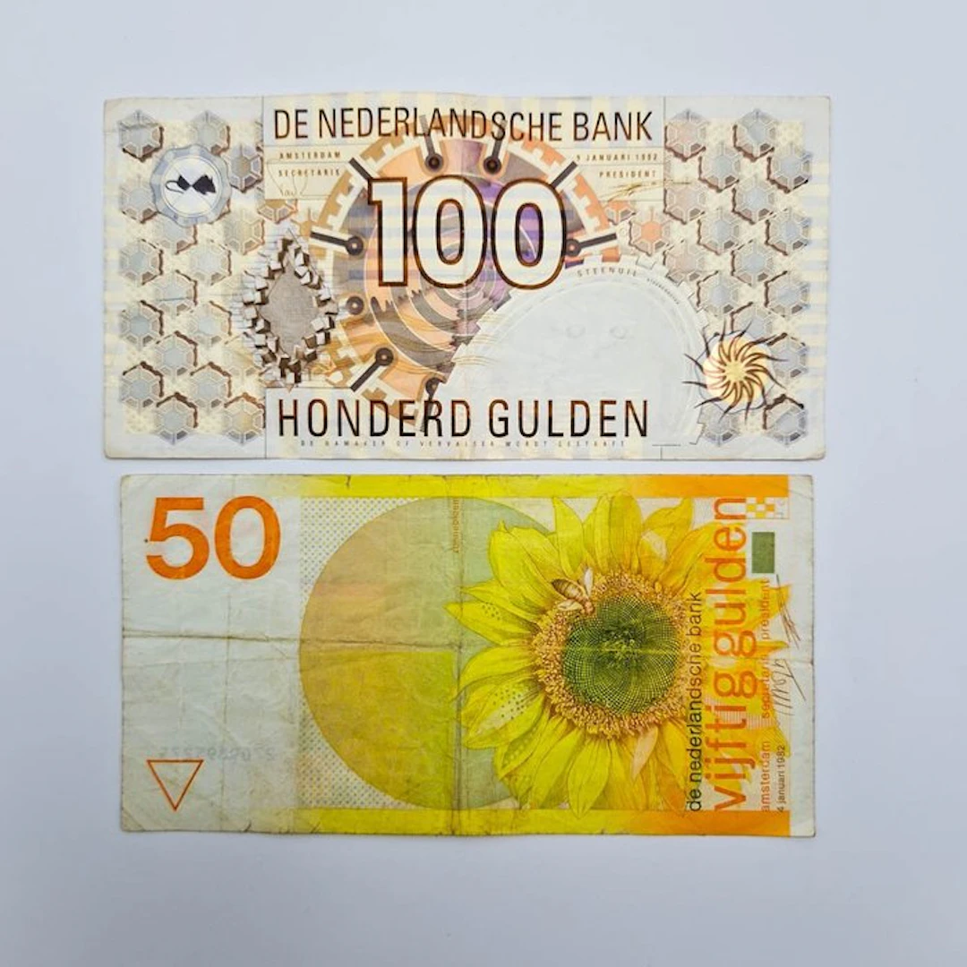 Netherlands. - 50, 100 Gulden - various dates - PL83, PL105 (No reserve price)