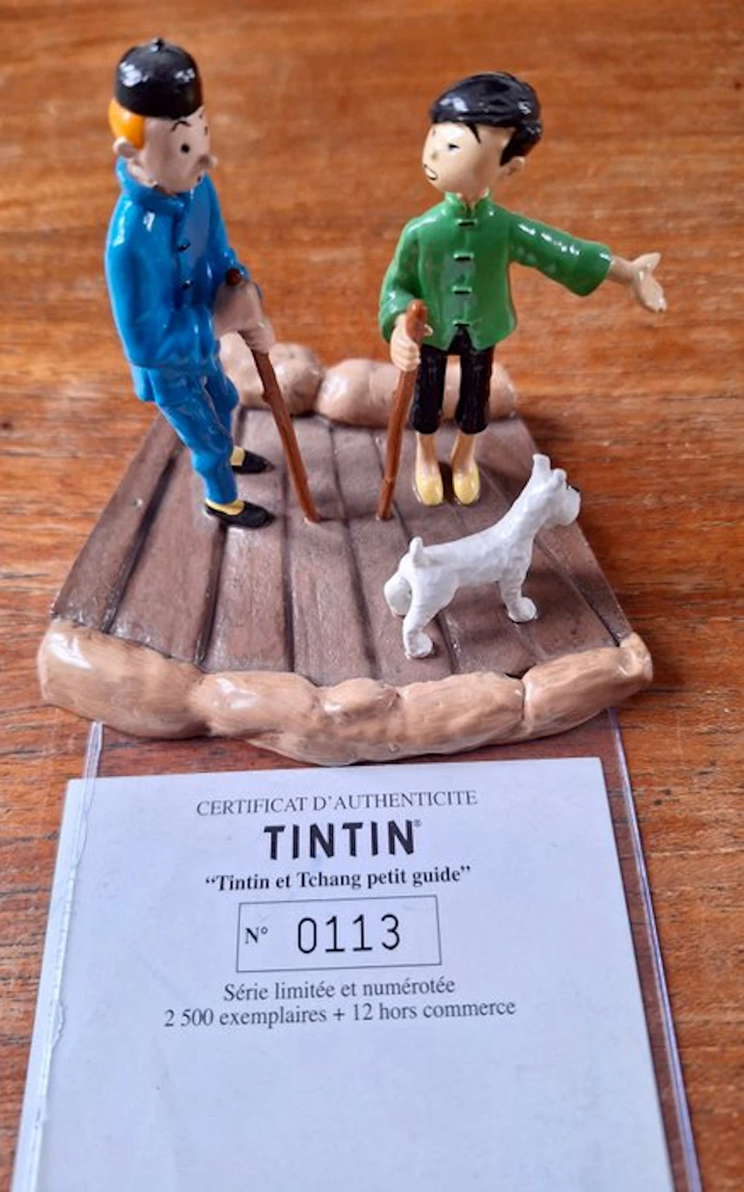 Figurine Moulinsart 46218 - Tintin - Tintin et Tchang...