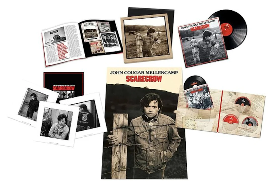 John Cougar Mellencamp Super Deluxe Box Set " Scarecrow " - Includes; LP / 7"