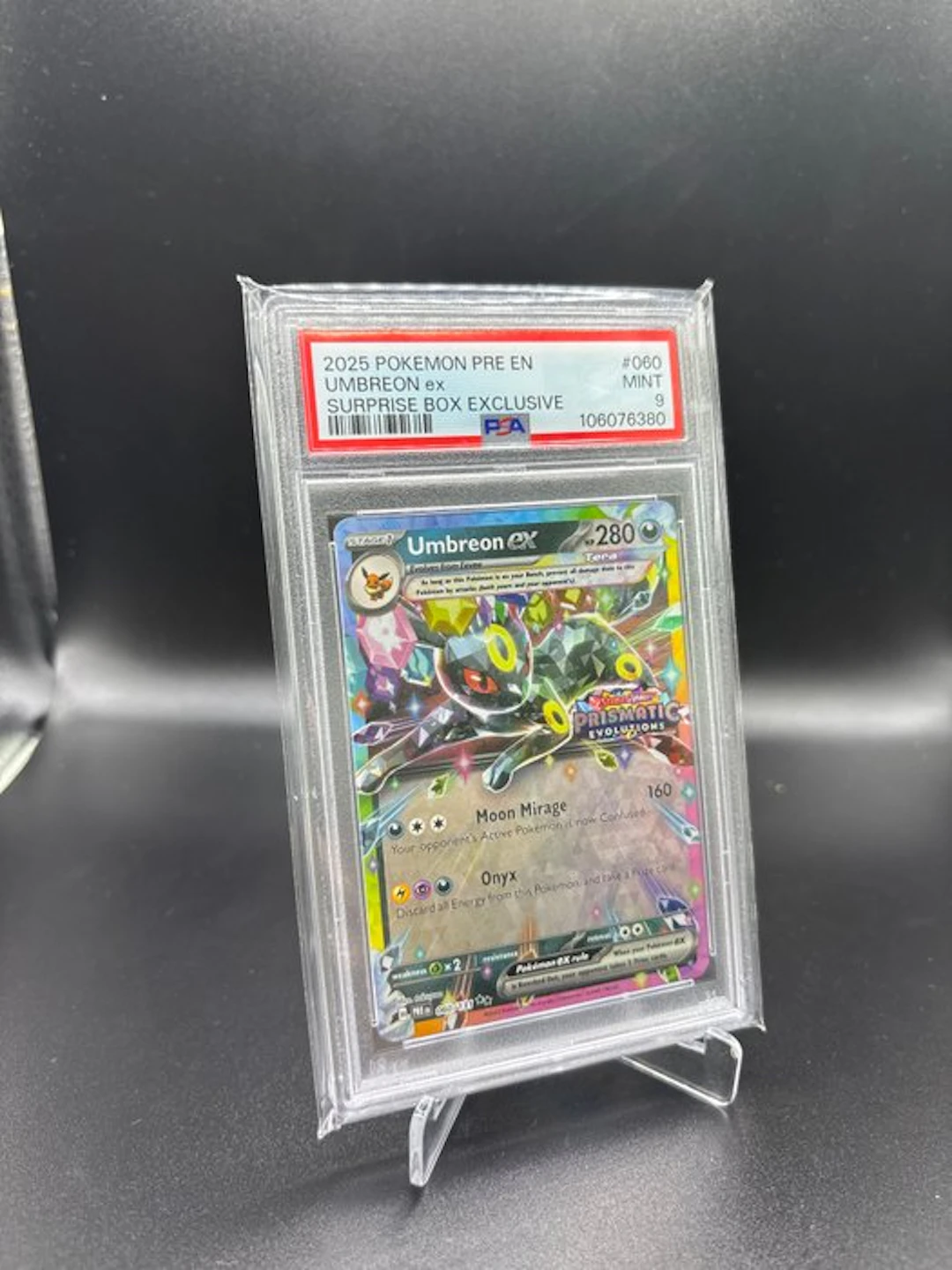 Pokémon - 1 Graded card - Umbreon ex 060 Full art - PSA 9...