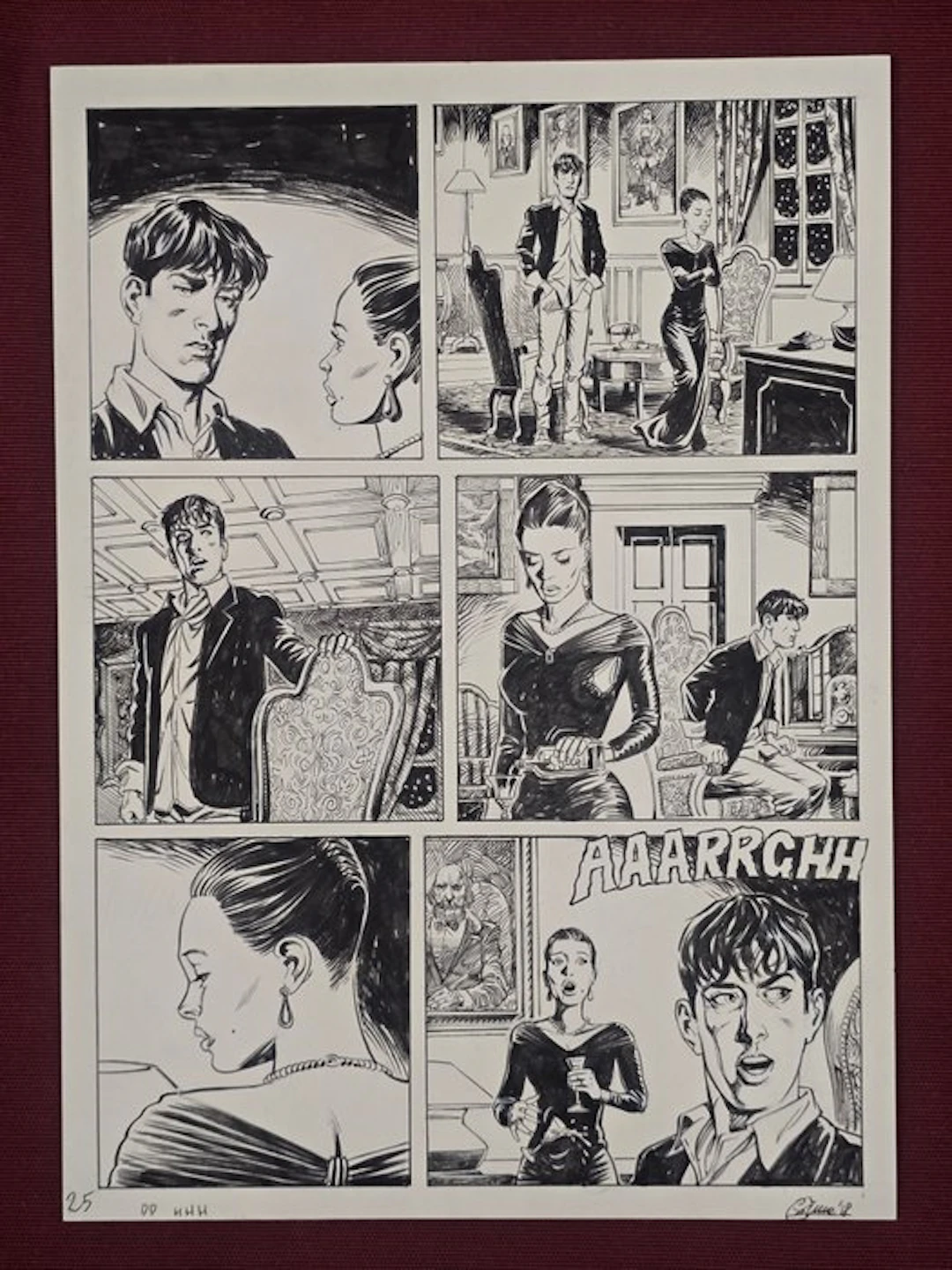 Simeoni, Gigi - 1 Original page - Dylan Dog Old Boy #9