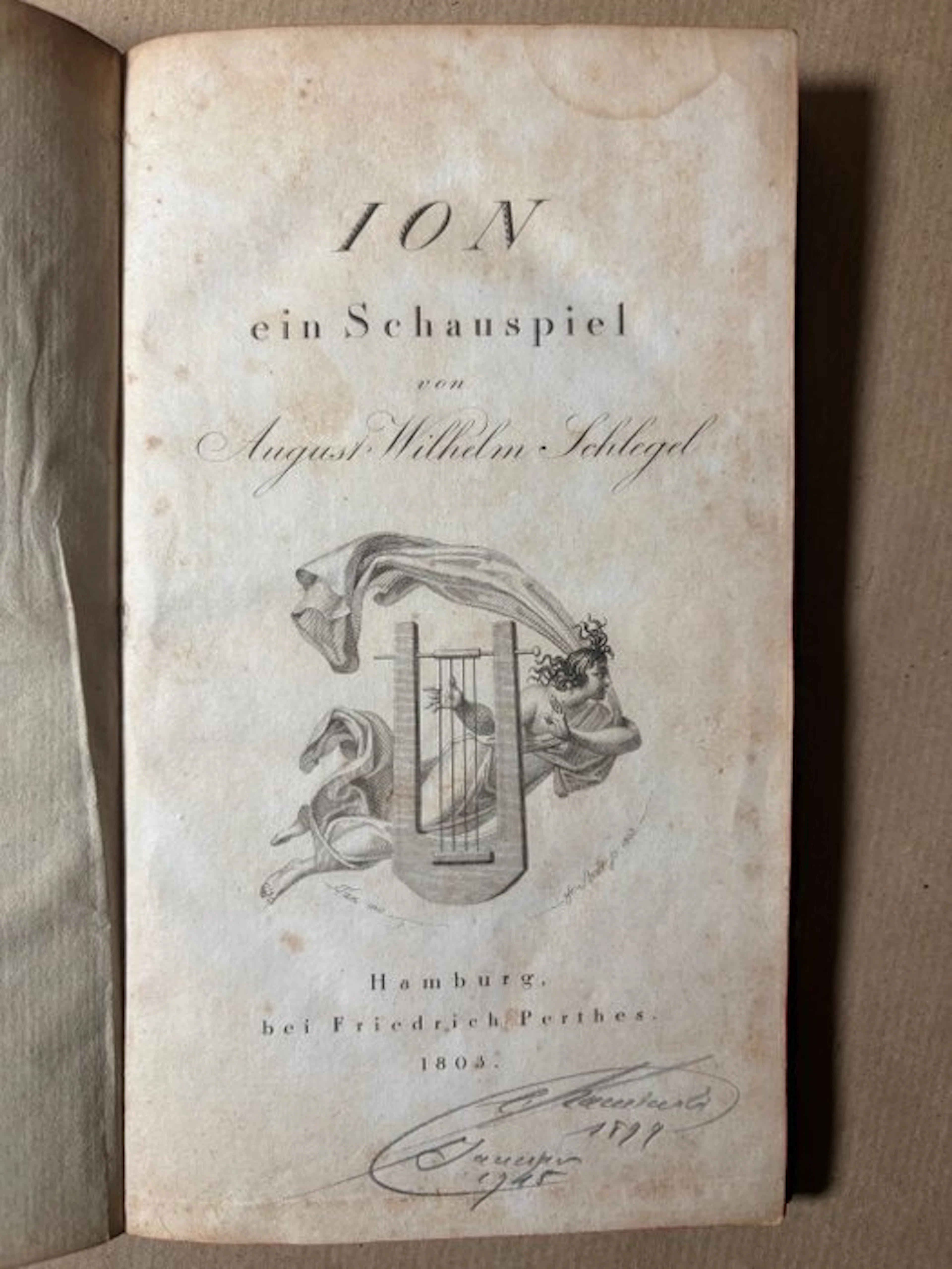 August Wilhelm Schlegel - Ion: Ein Schauspiel - 1803-1803