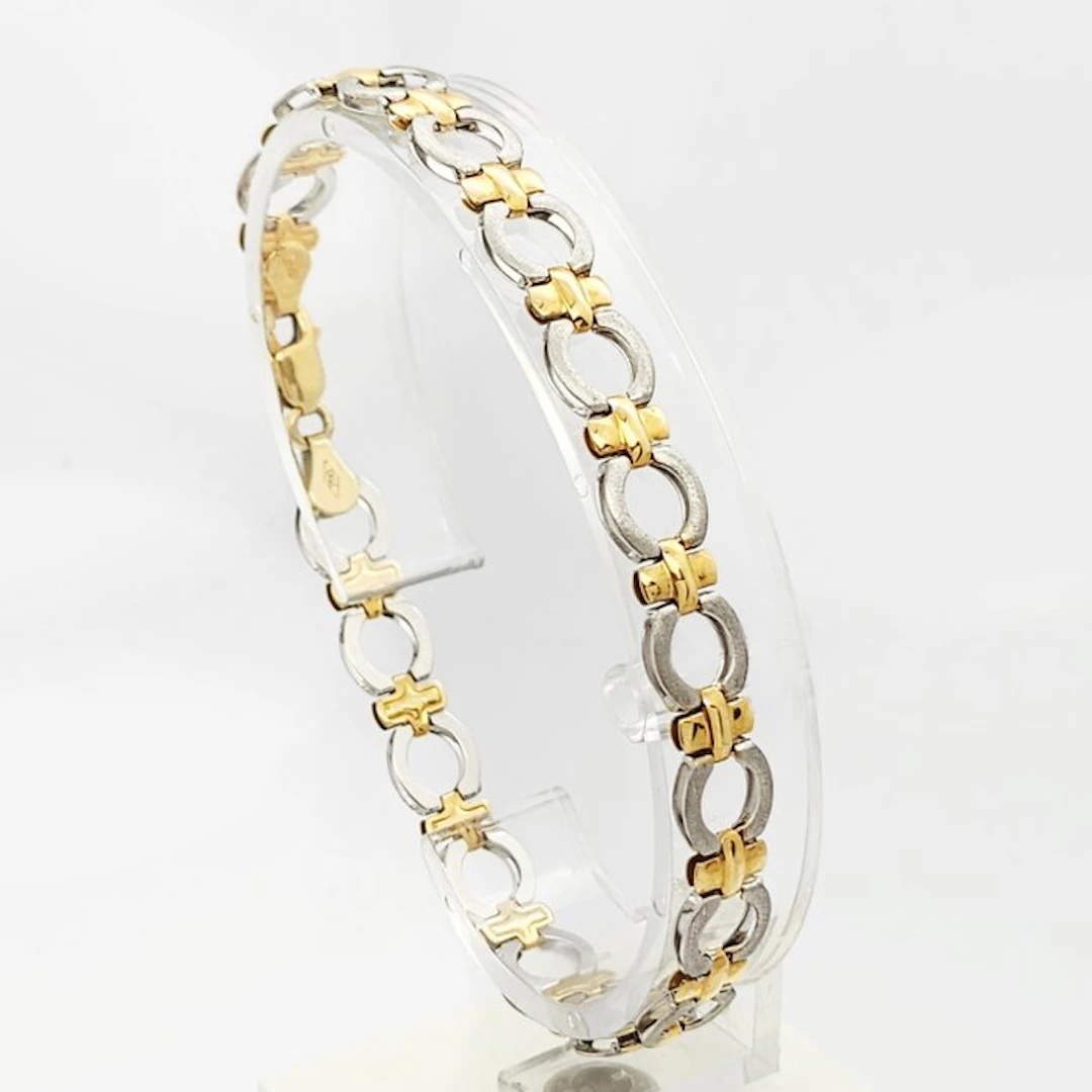 Bracelet - 18 kt. Yellow gold, White gold