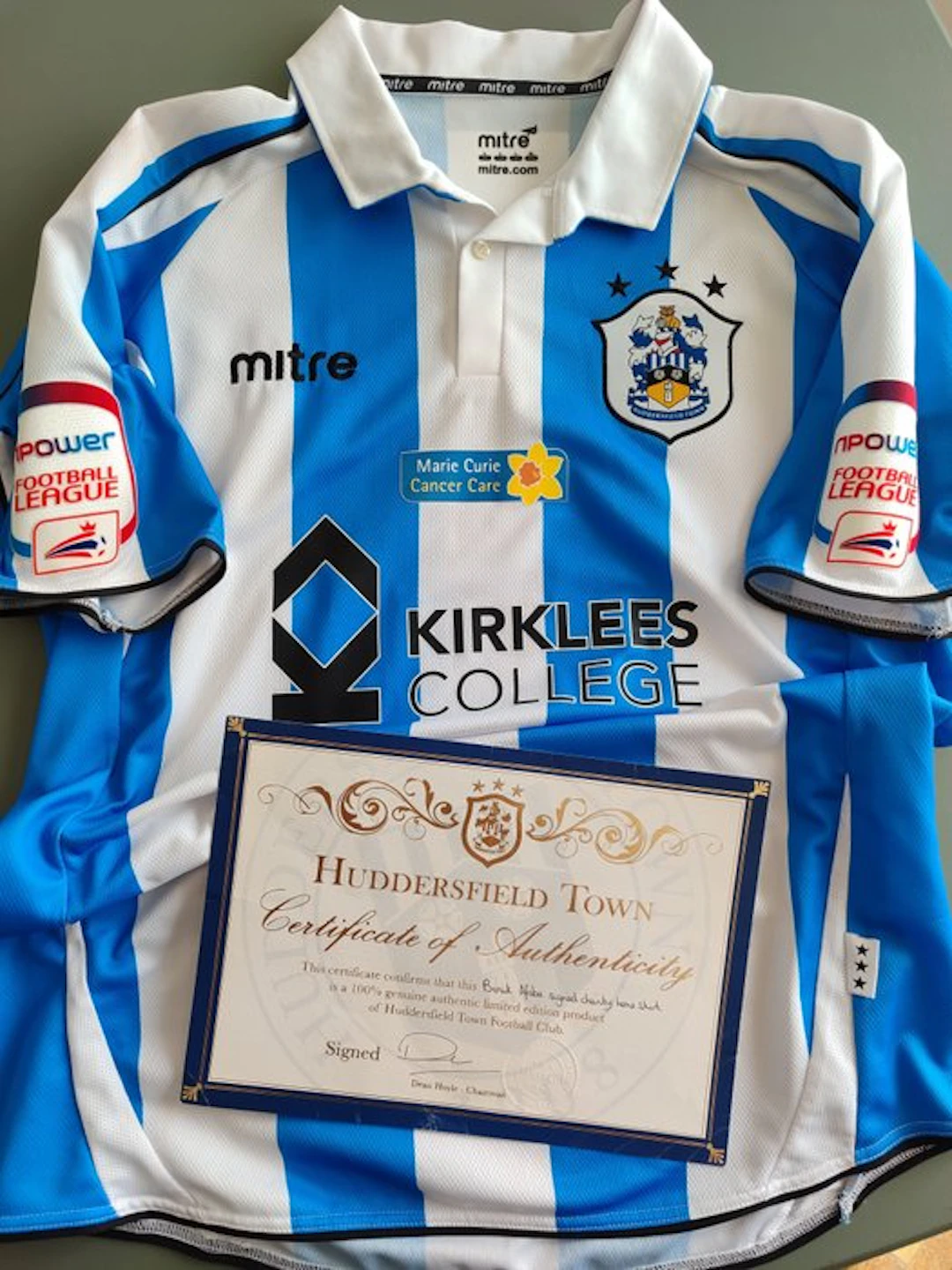 Huddersfield Town - Football League - Benik Afobe - 2011 - Football jersey