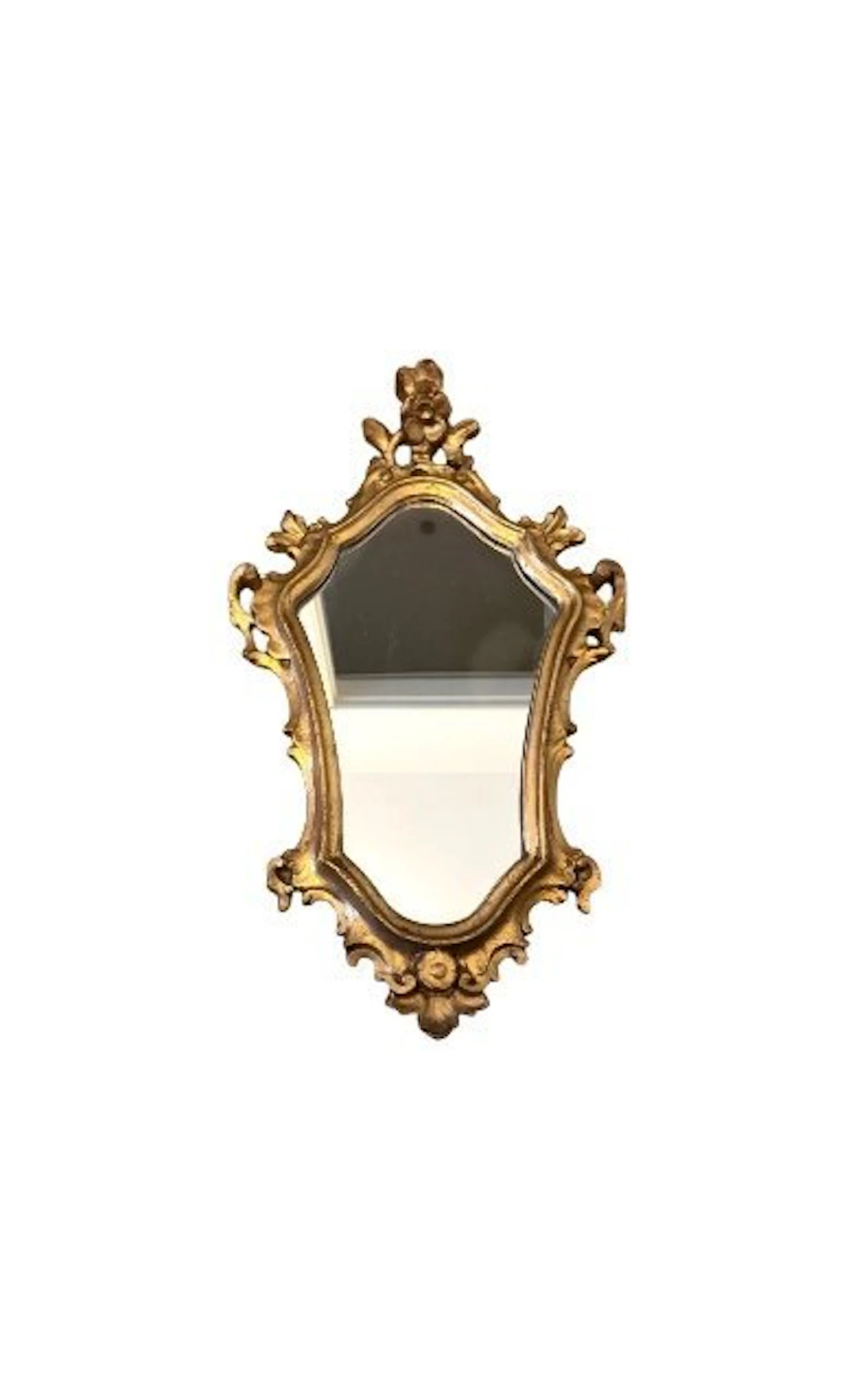 Wall mirror - Wood, Gold - 1910s frame with mirror