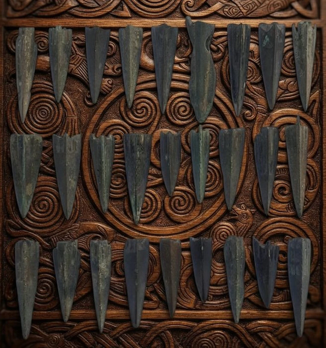 Scythian Bronze Collection of arrowheads -27 pcs.Good condition