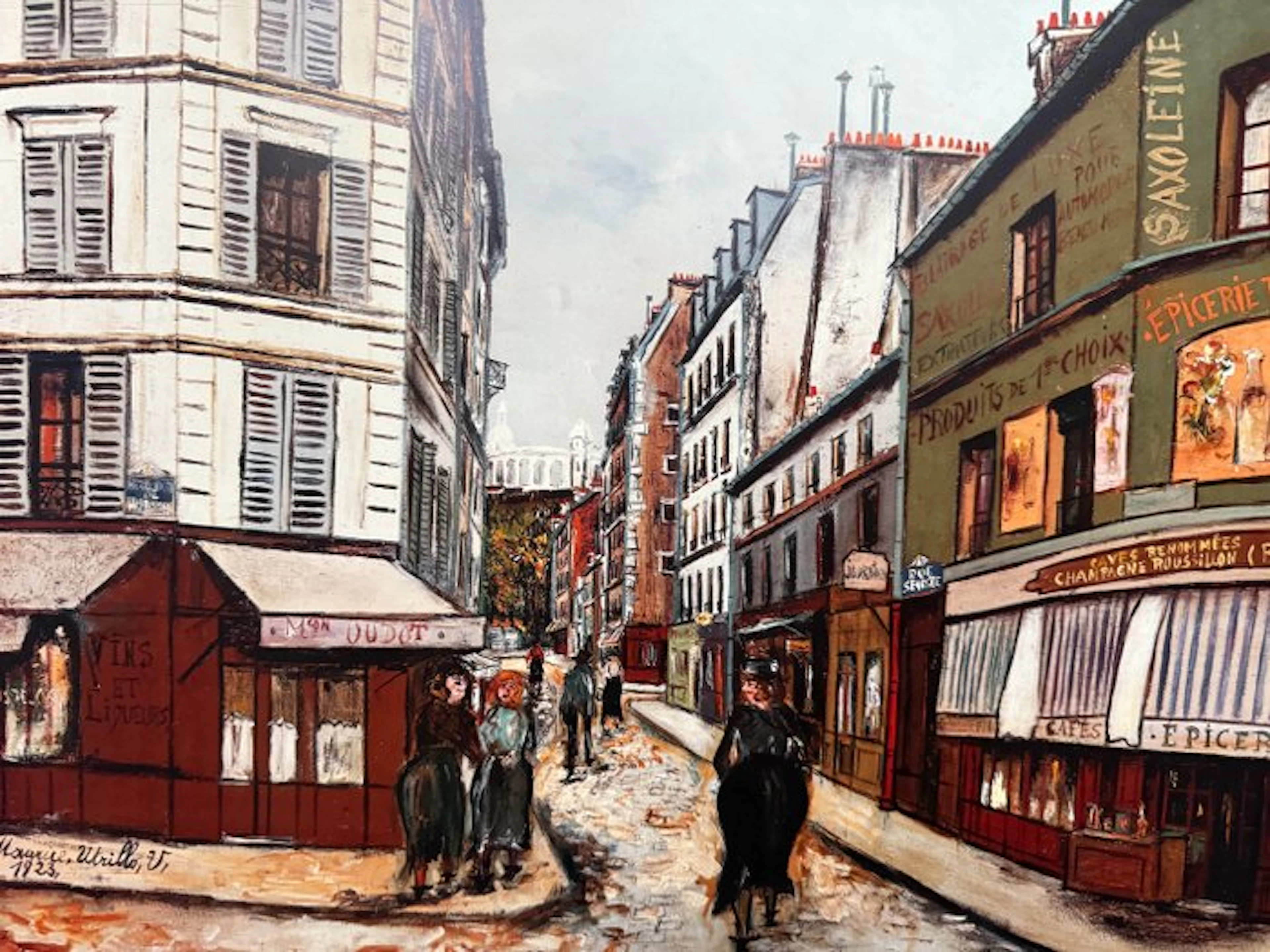 Maurice Utrillo (1883-1955) - Rue Seveste