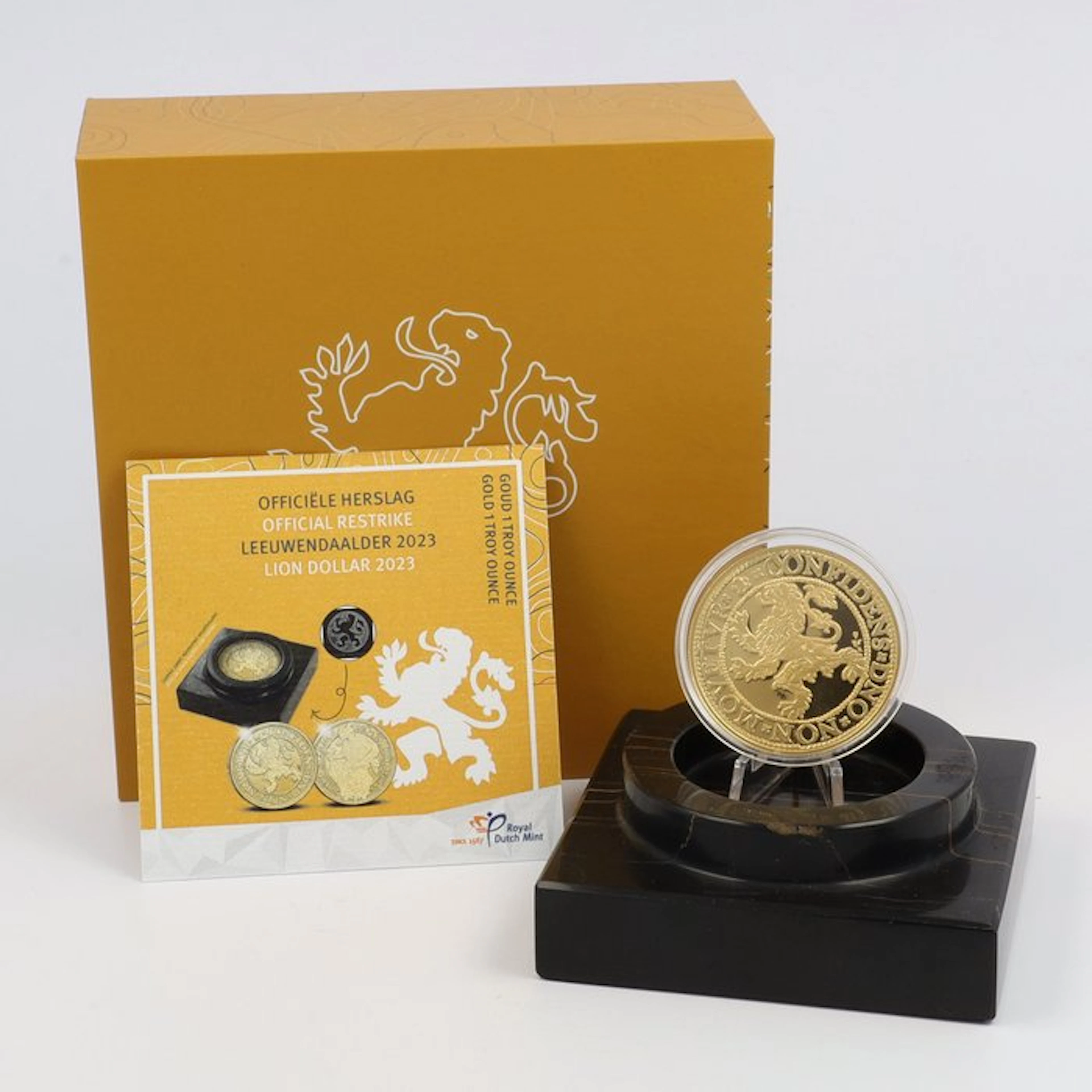 Netherlands. 2023 - "Leeuwendaalder - Officiële Herslag" 1 Oz