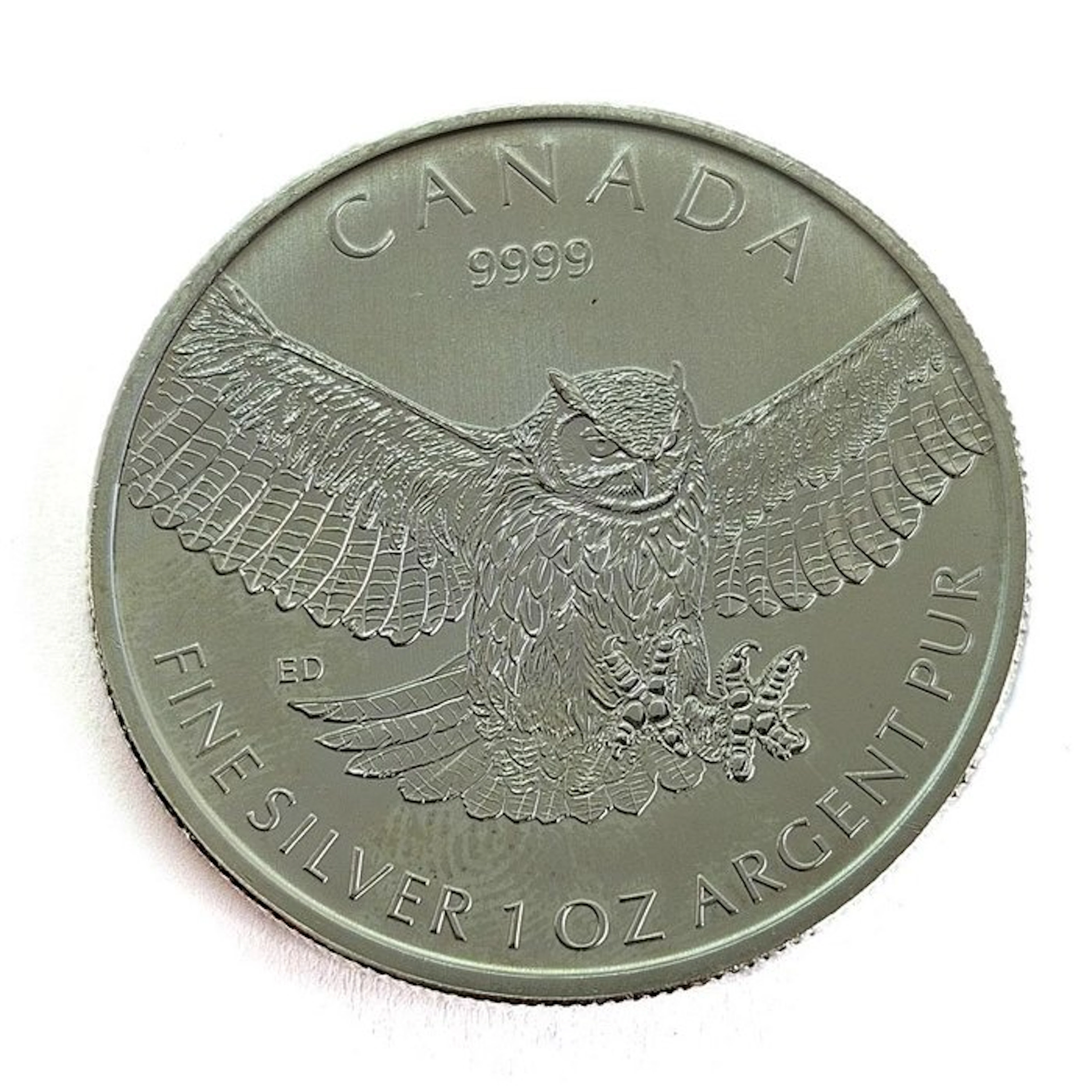 Canada. 5 Dollars 2015 - Great Horned Owl
