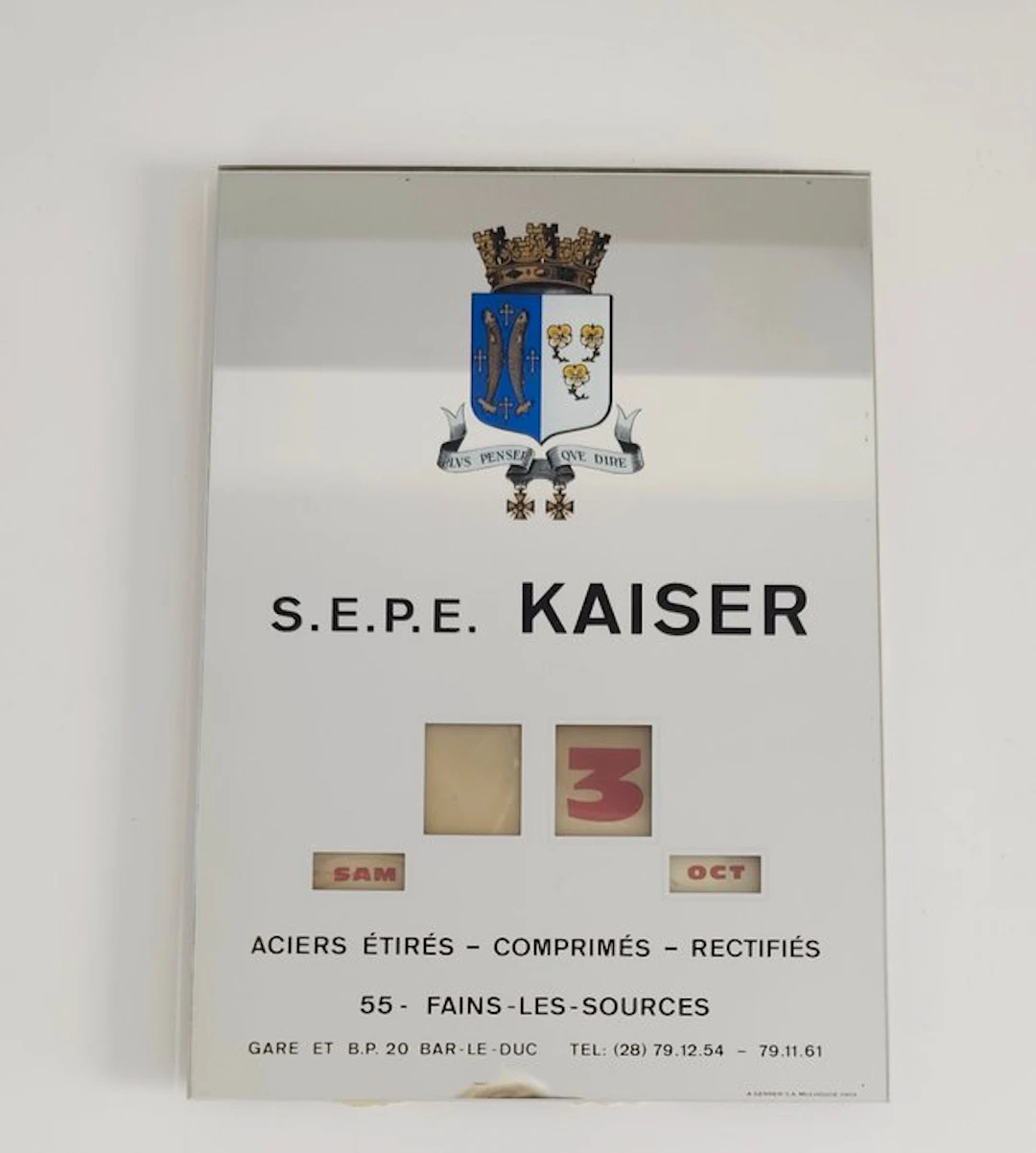 Perpetual calendar - Vintage - France - Collector's item