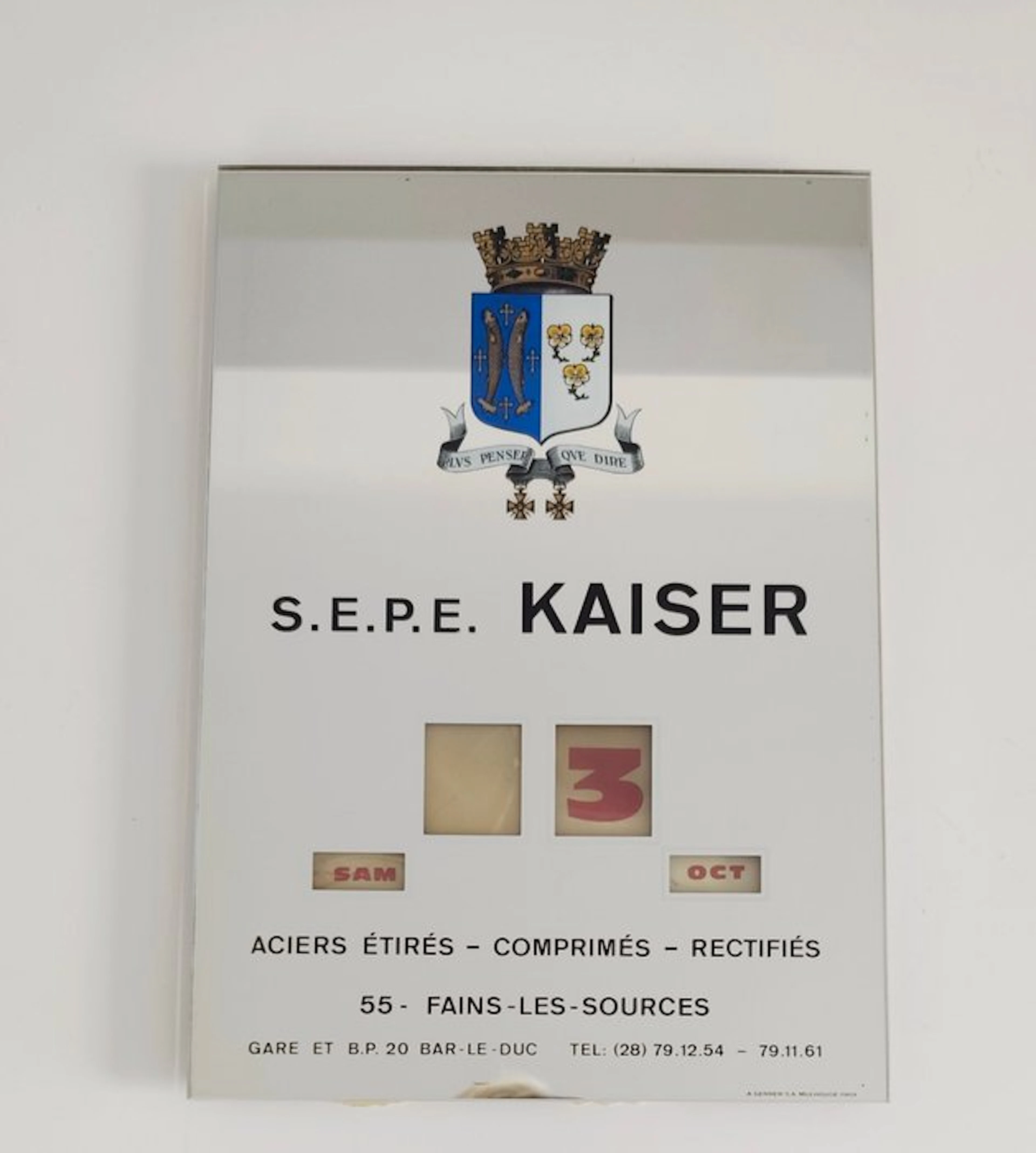Perpetual calendar - Vintage - France - Collector's item