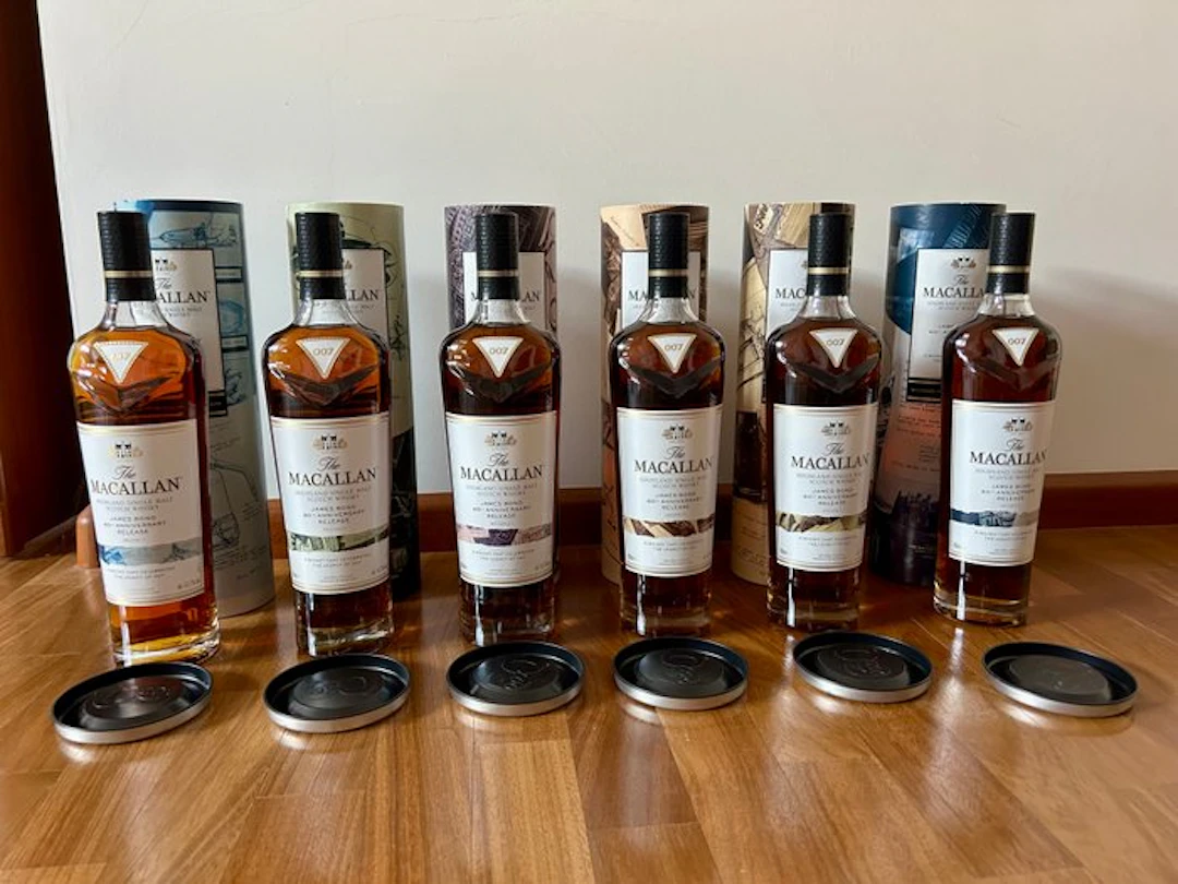Macallan - James Bond 60th Anniversary Collection - Decades I to VI - b