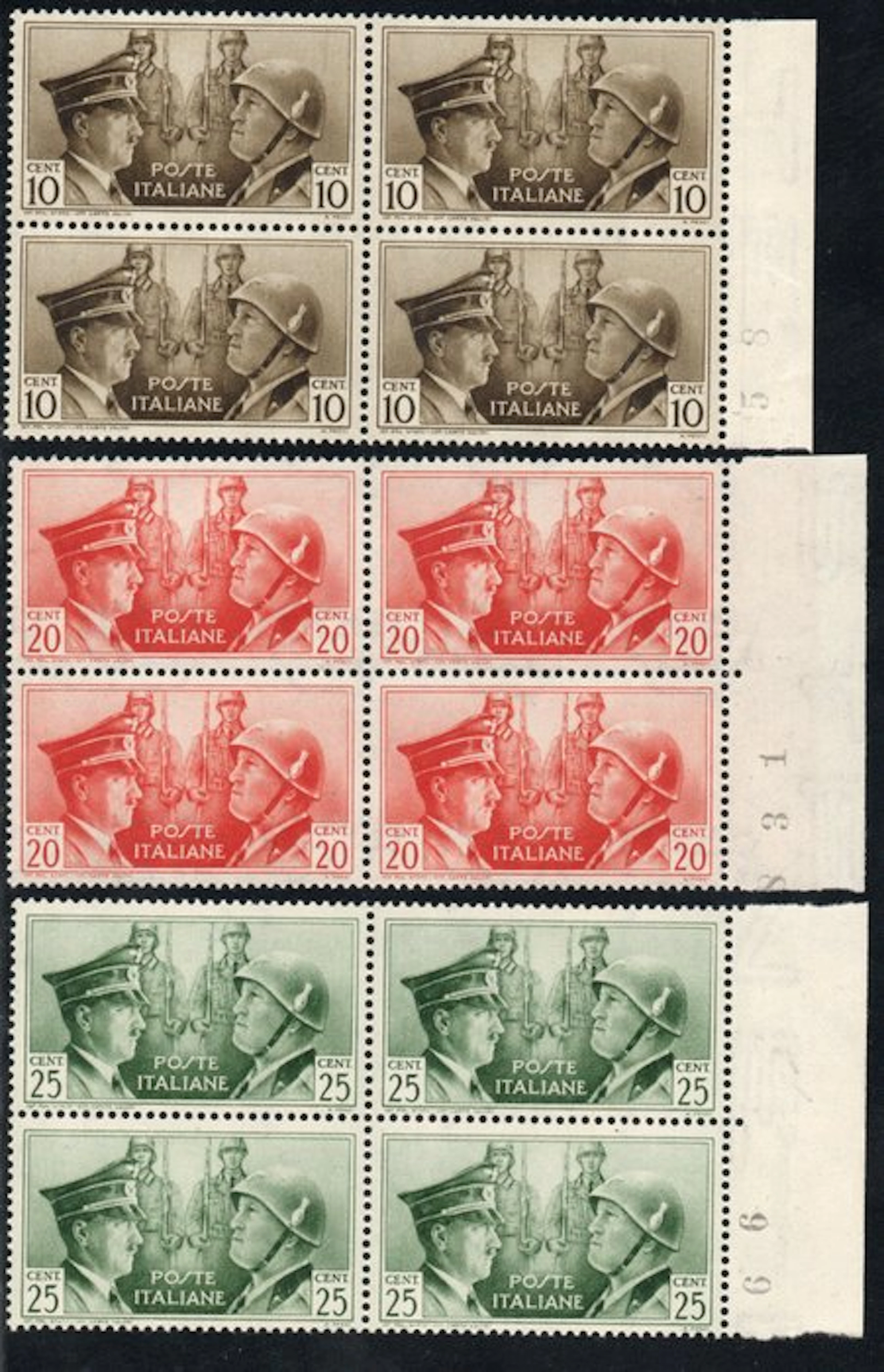 Italy Kingdom 1941 - Fratellanza Armi CPL series