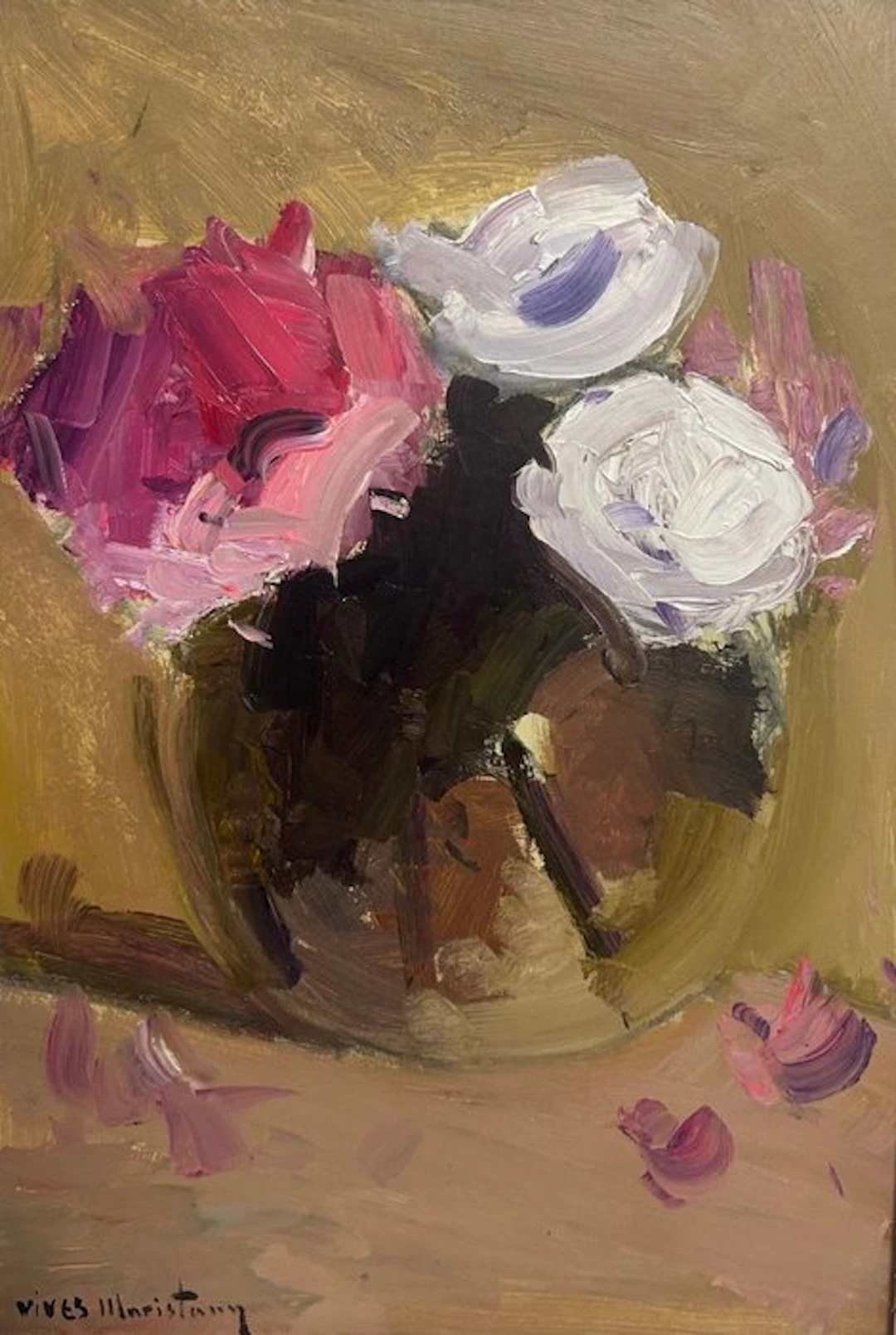 Joan Vives Maristany (1901-1932) - Floral Still Life