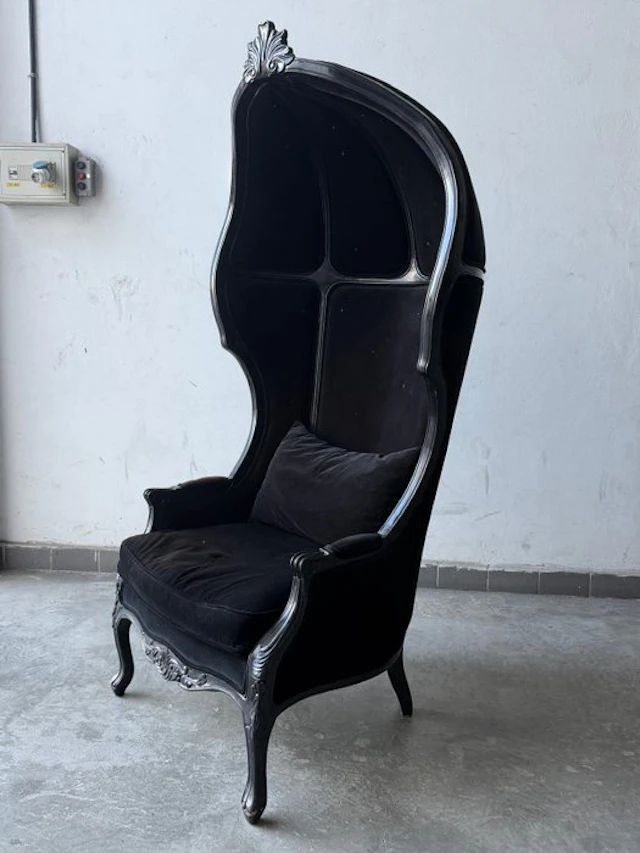 Armchair - Wood, Velvet, Textile - Capuchin armchair