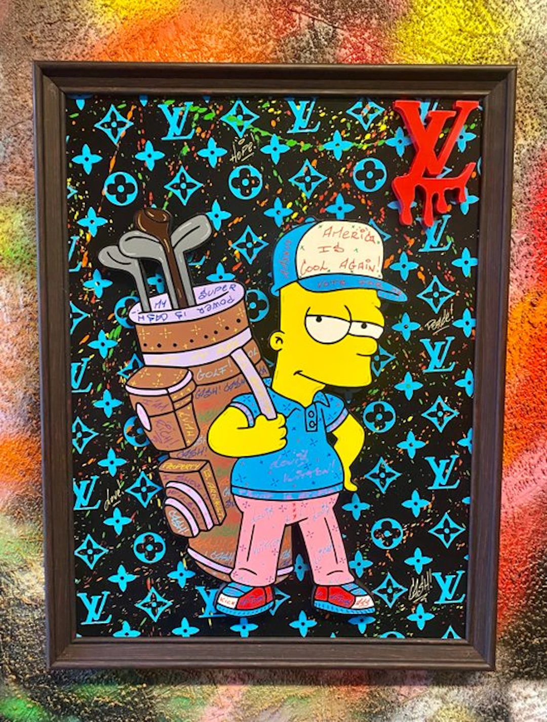 CASH - BART THE GOLFER BY LOUIS VUITTON !